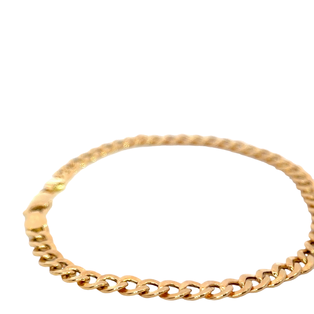Classic Yellow Gold Chain Bracelet