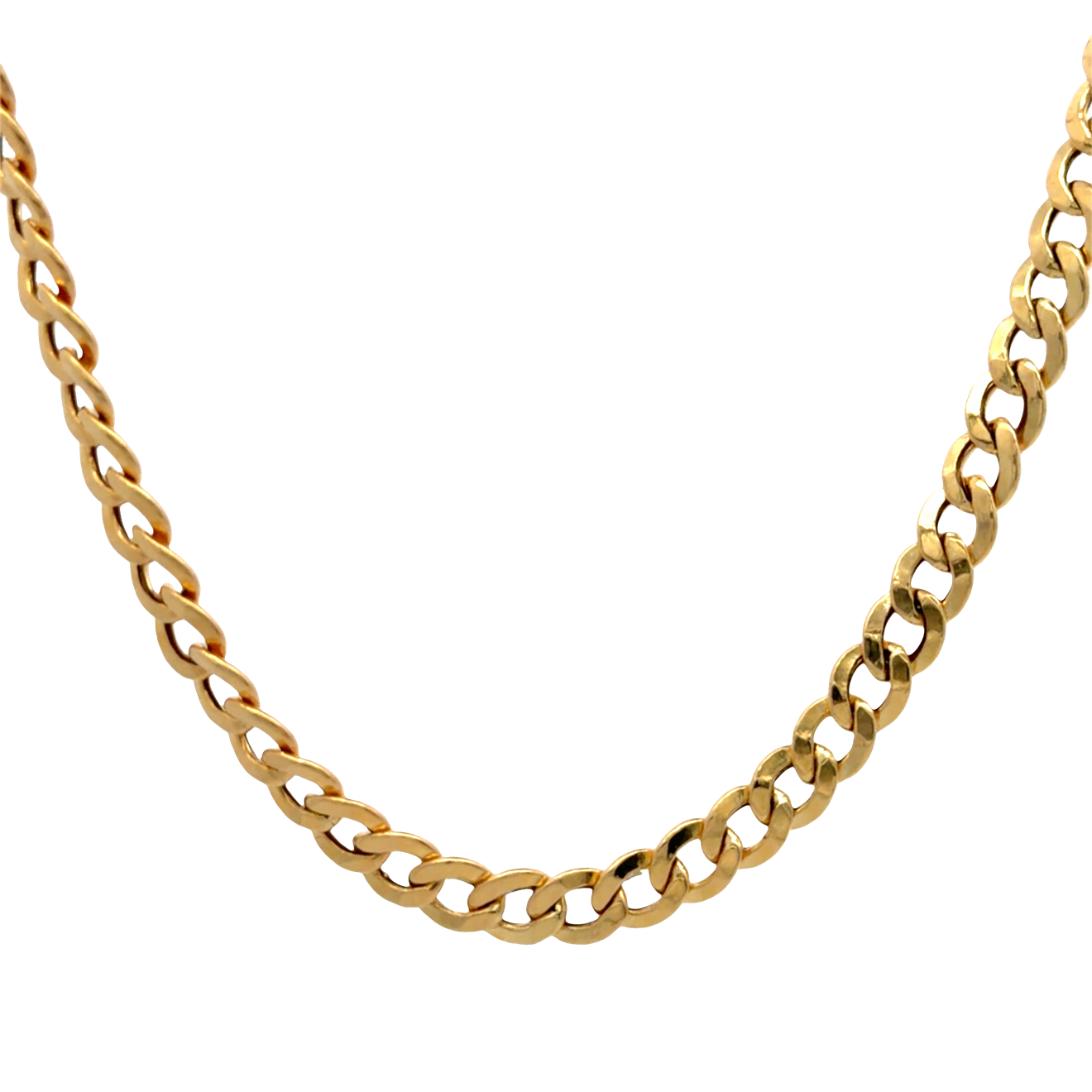 Elegant Yellow Gold Chain Necklace