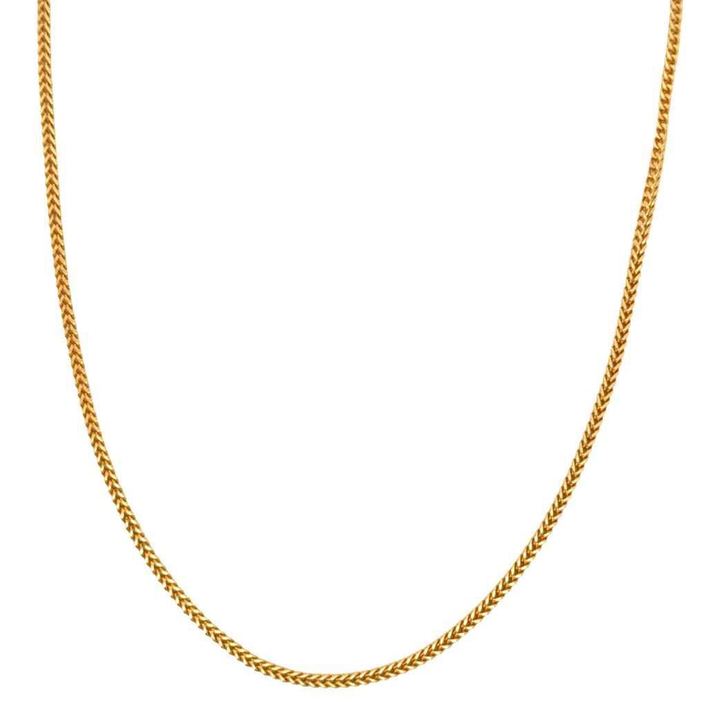 Classic Yellow Gold Chain Necklace