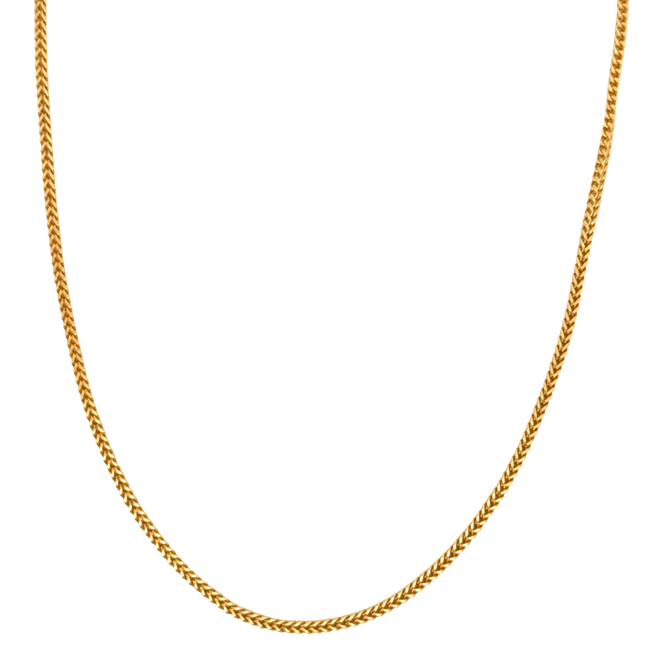 Classic Yellow Gold Chain Necklace