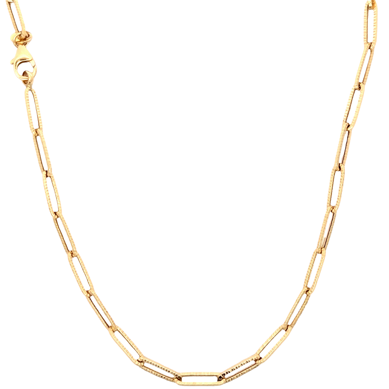 Elegant Yellow Gold Chain Necklace