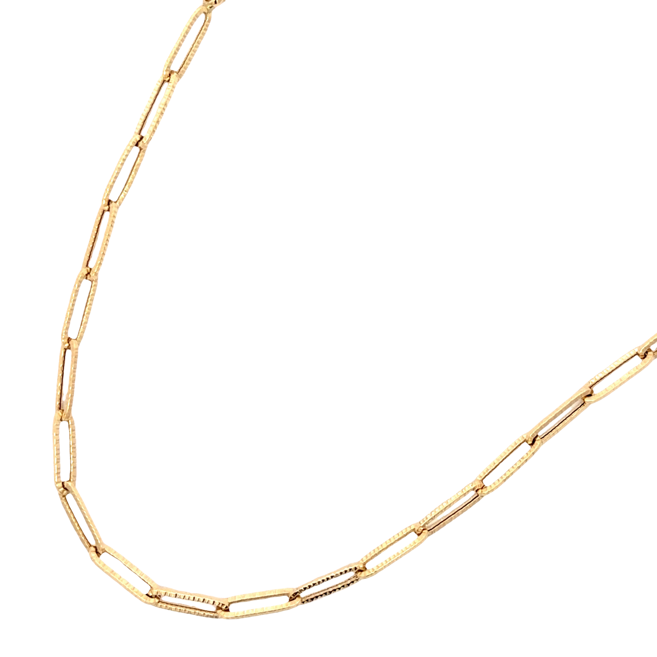Elegant Yellow Gold Chain Necklace
