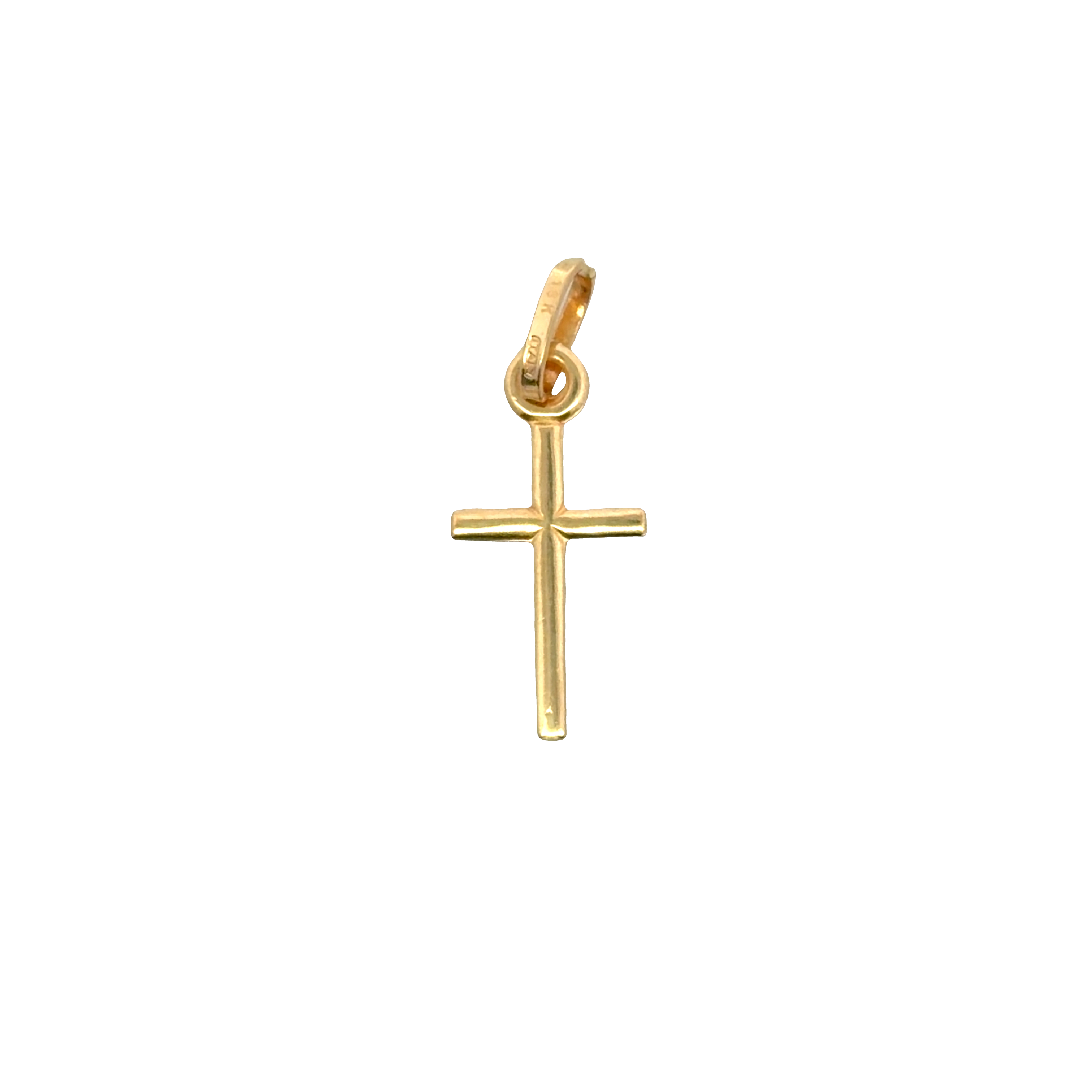 Classic Yellow Gold Cross Pendant
