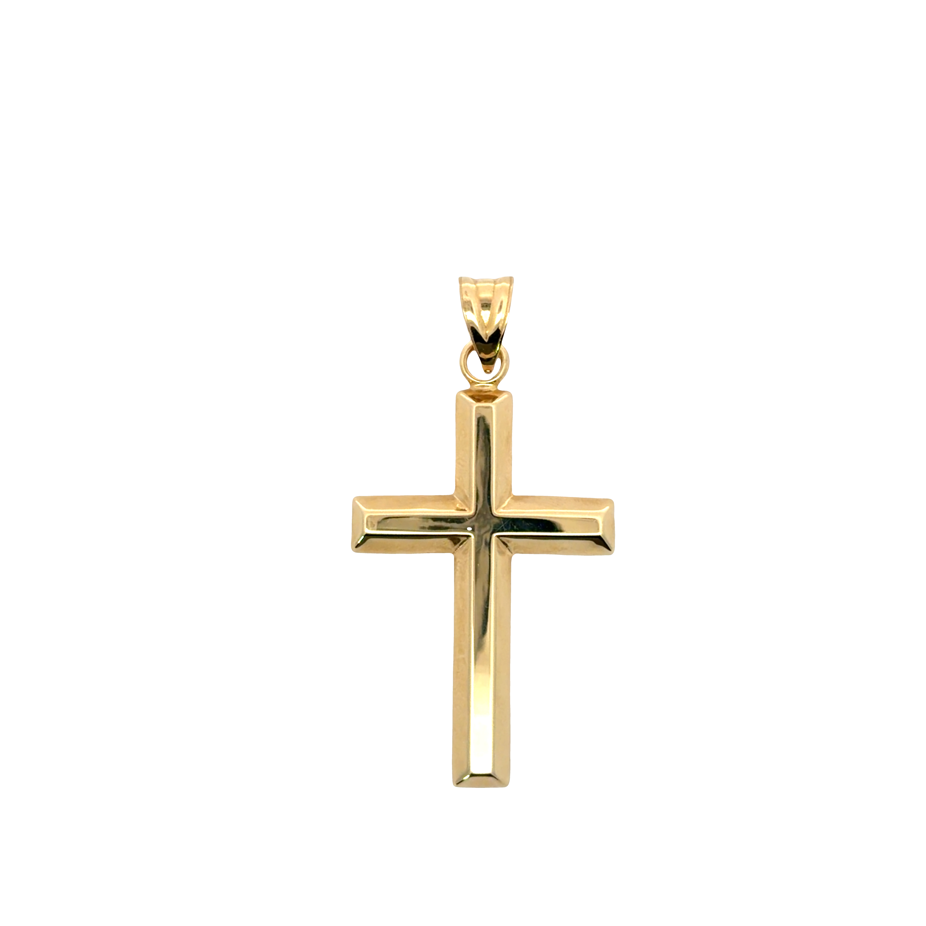 Classic Yellow Gold Cross Pendant