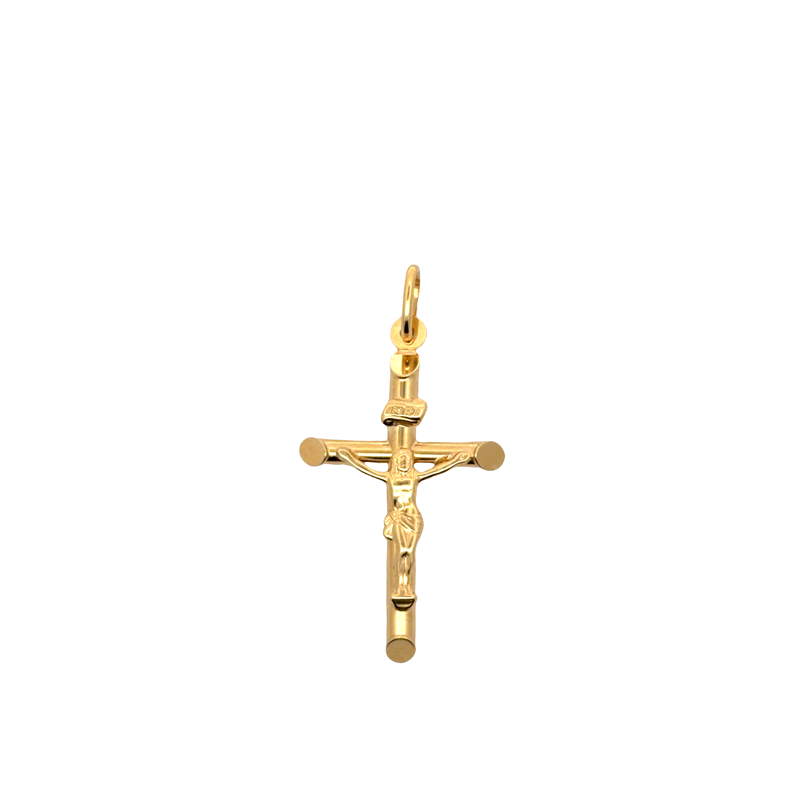Yellow Gold INRI Crucifix Pendant