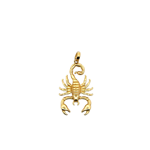 18 kYellow Gold Scorpio Zodiac Pendant