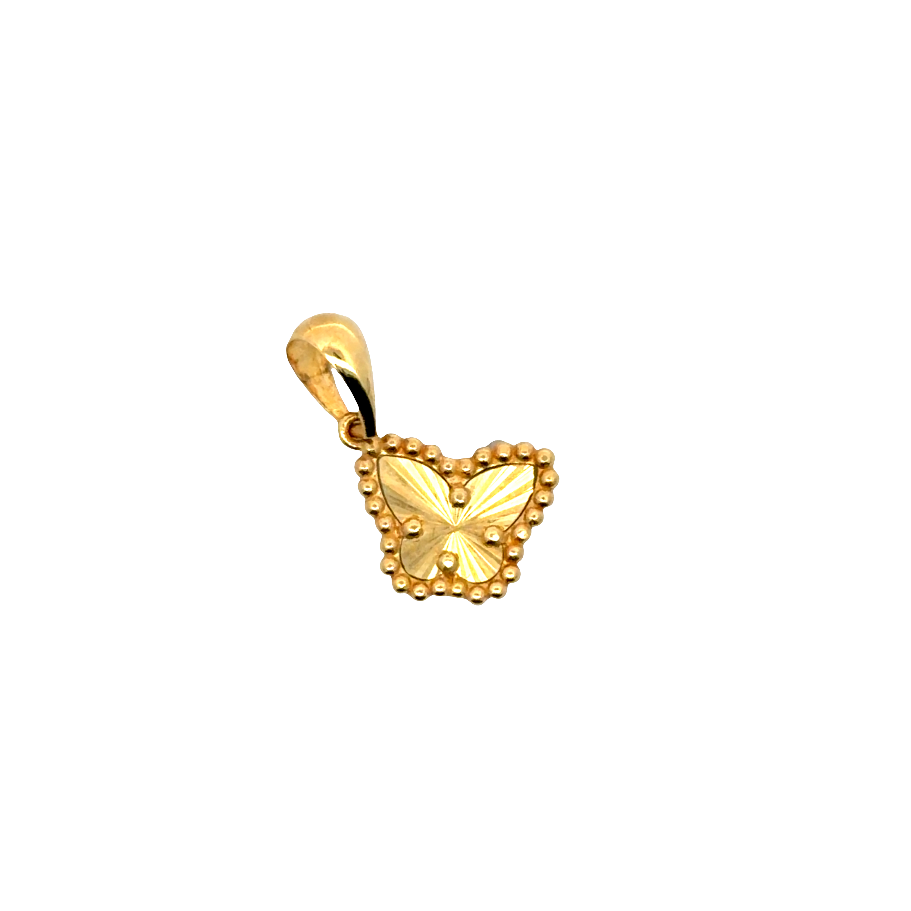 Yellow Gold Butterfly Pendant