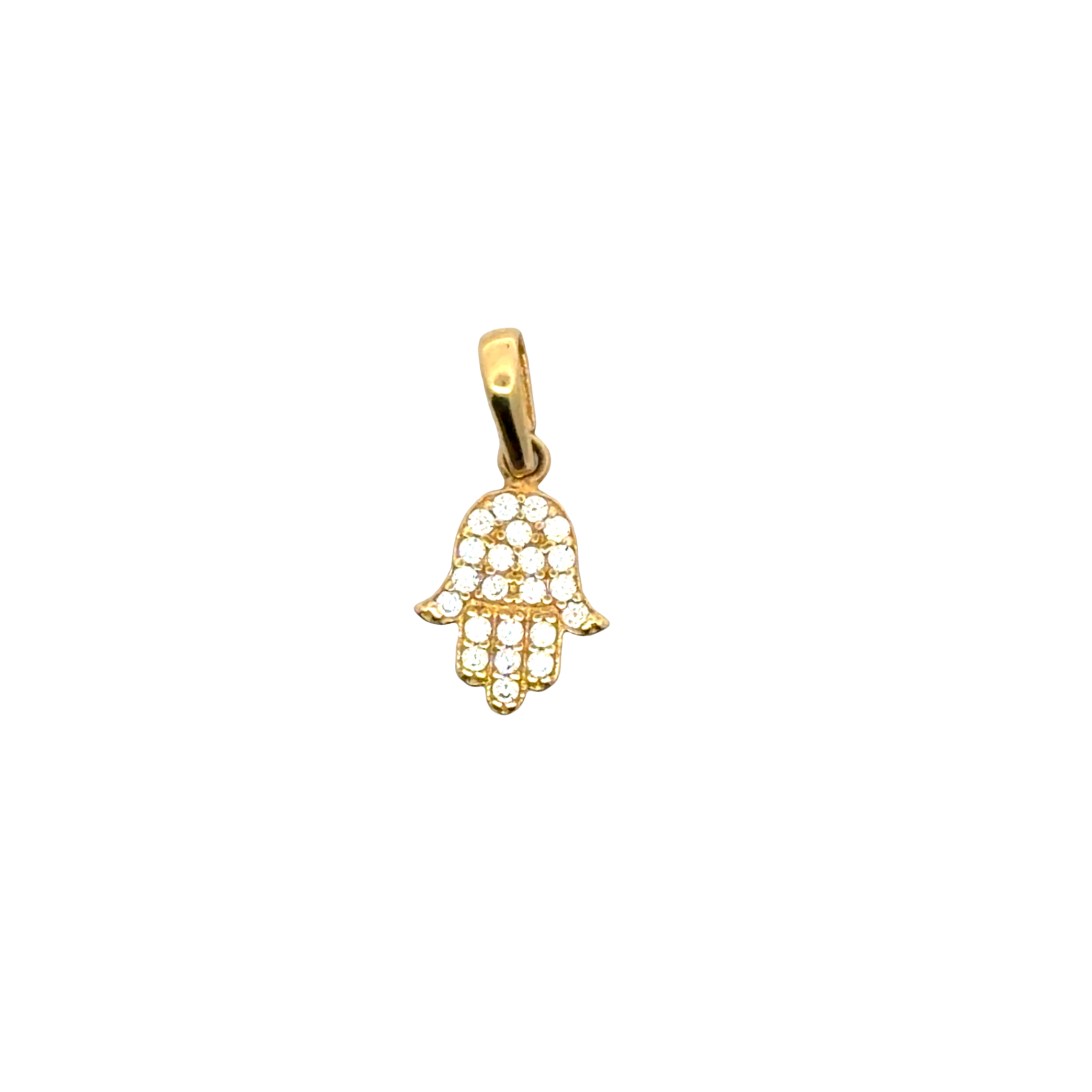 Yellow Gold Hamsa Pendant
