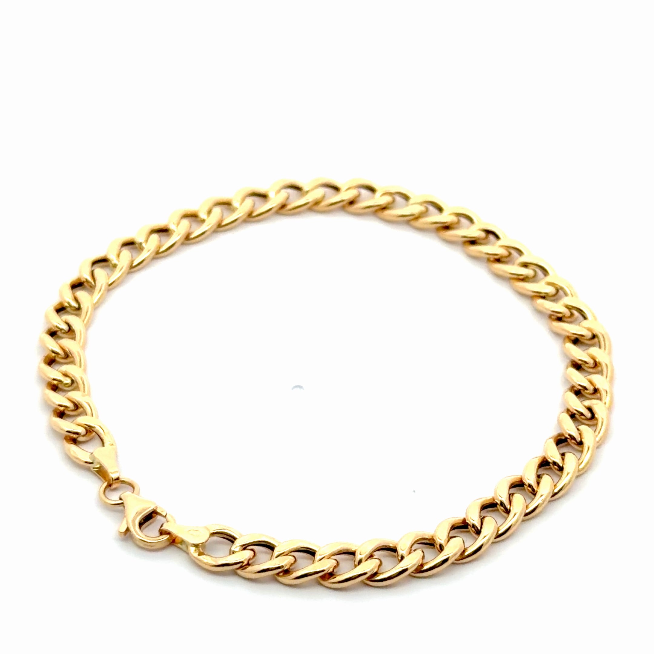 Classic Yellow Gold Chain Bracelet