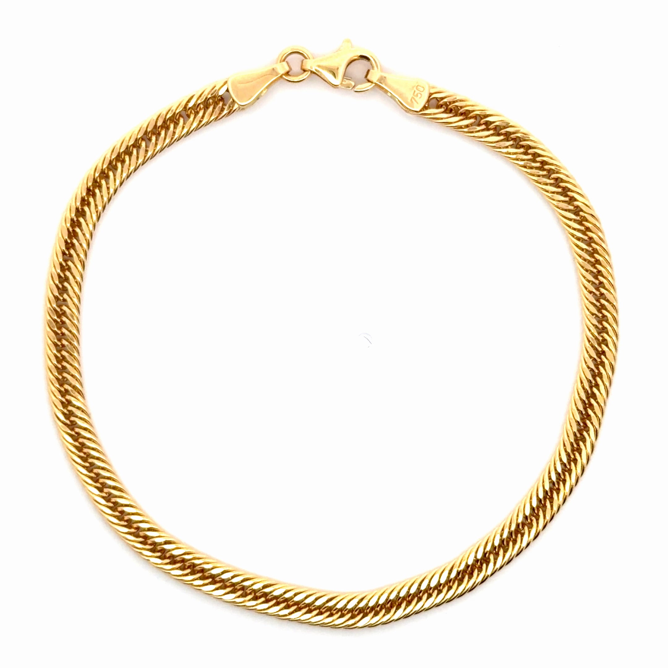 Classic Yellow Gold Chain Bracelet
