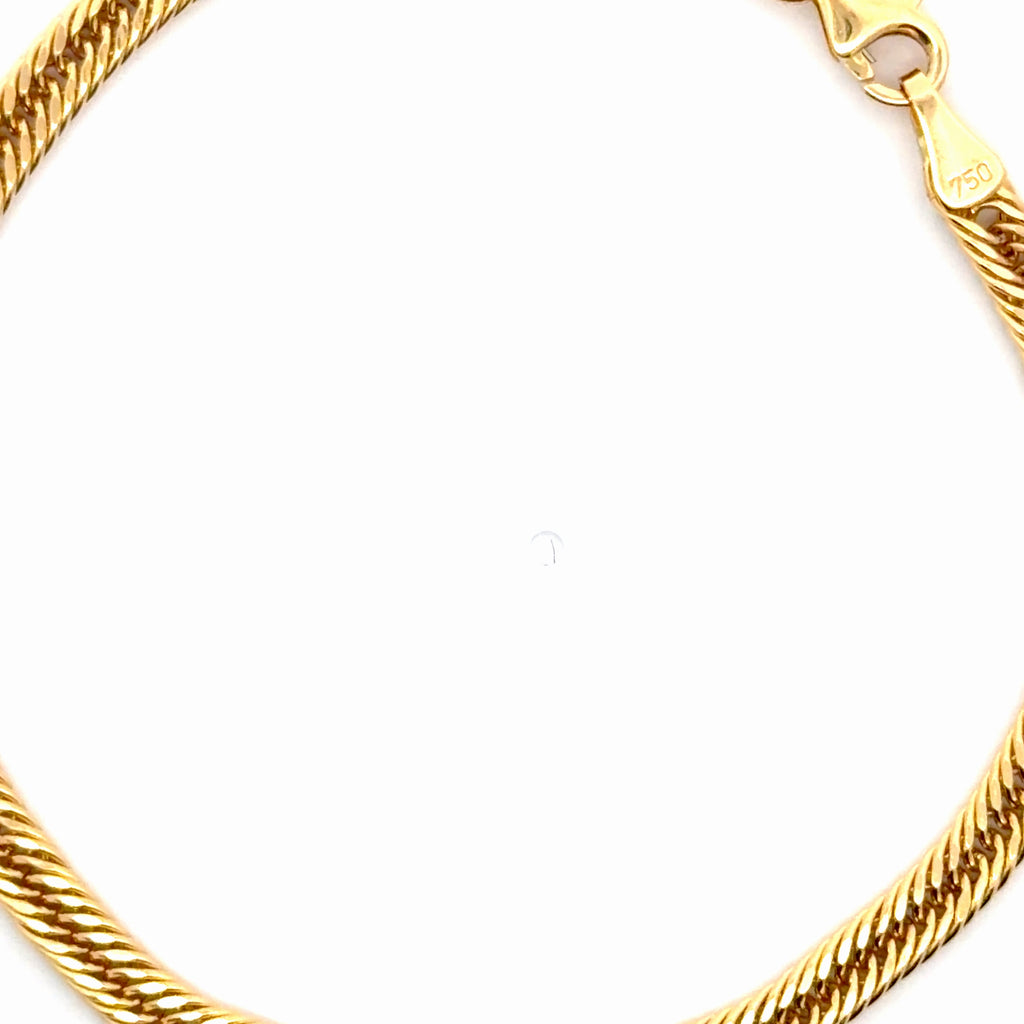 Classic Yellow Gold Chain Bracelet