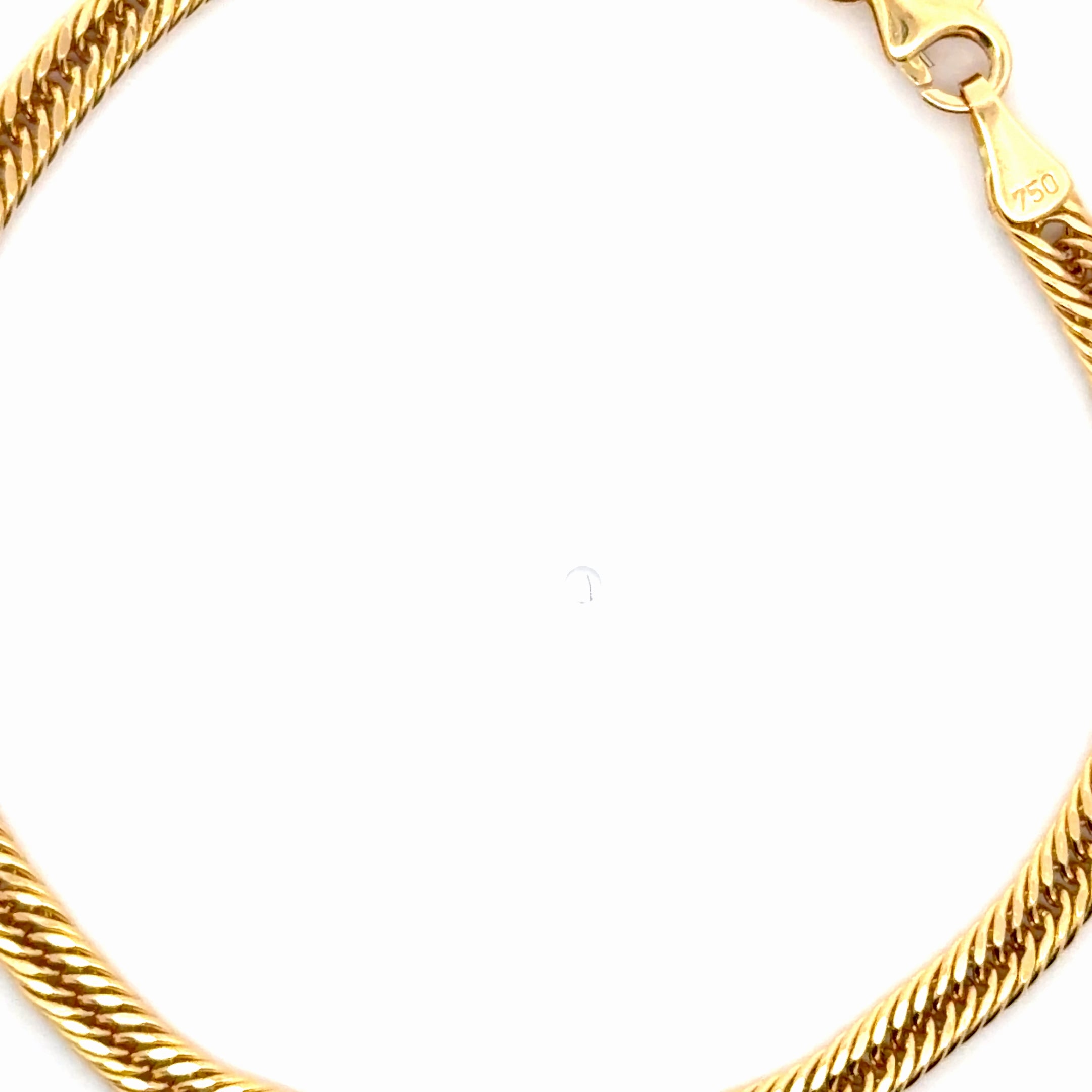 Classic Yellow Gold Chain Bracelet