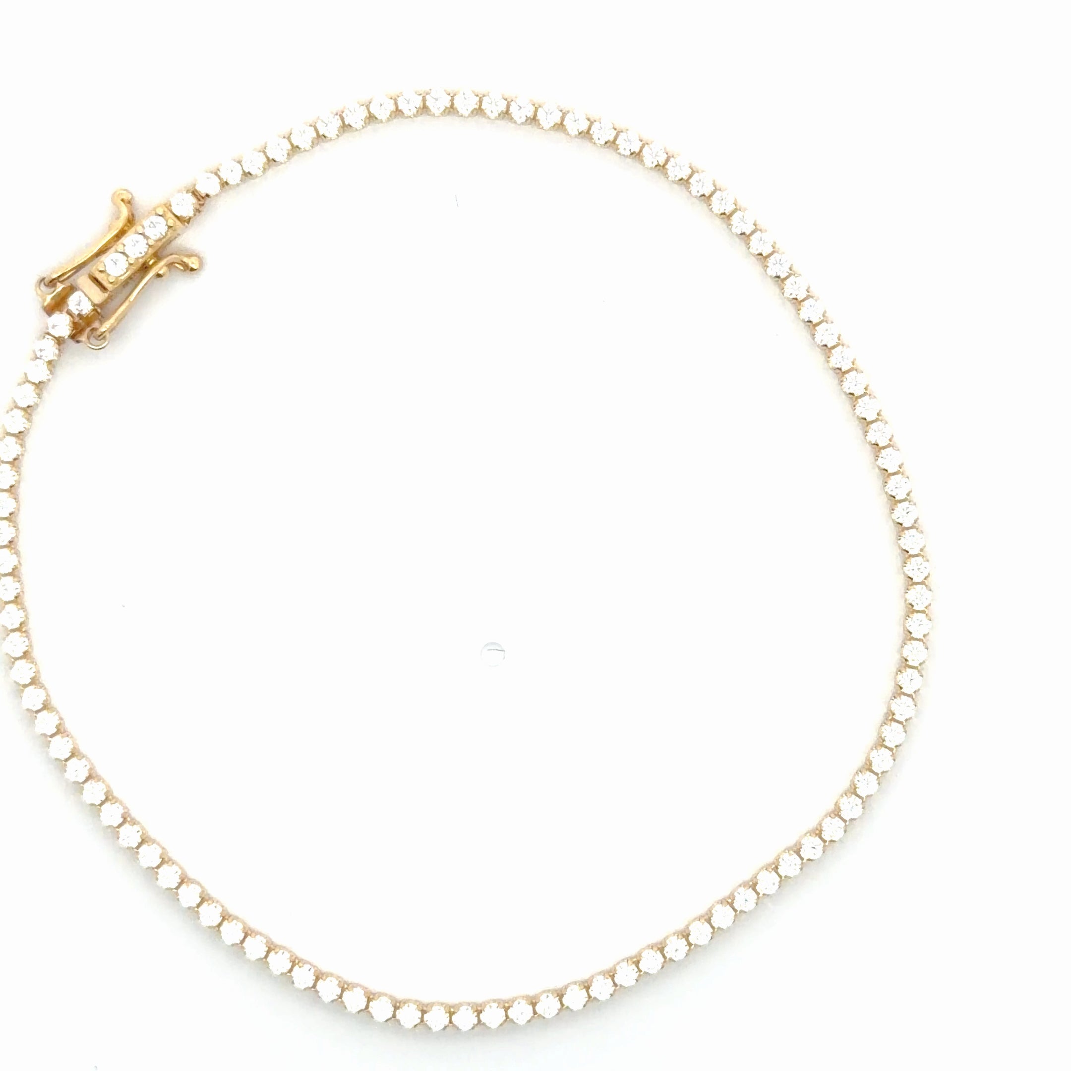 Brillant Yellow Gold Tennis Bracelet
