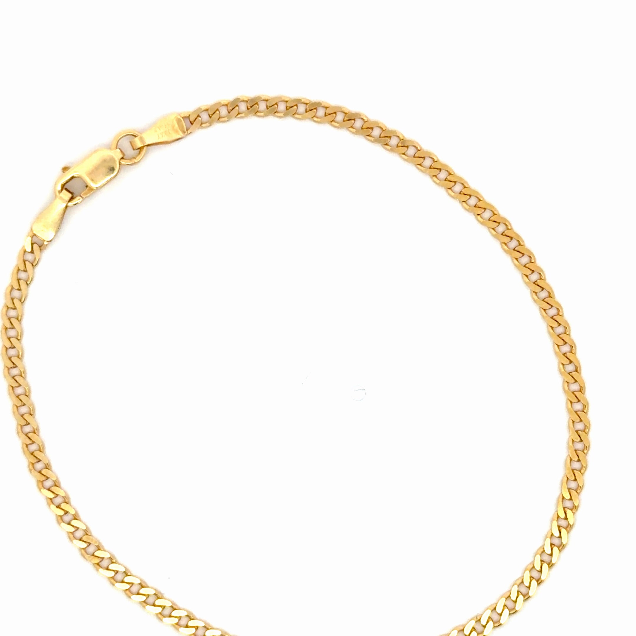 18k Yellow Gold Delicate Chain Bracelet