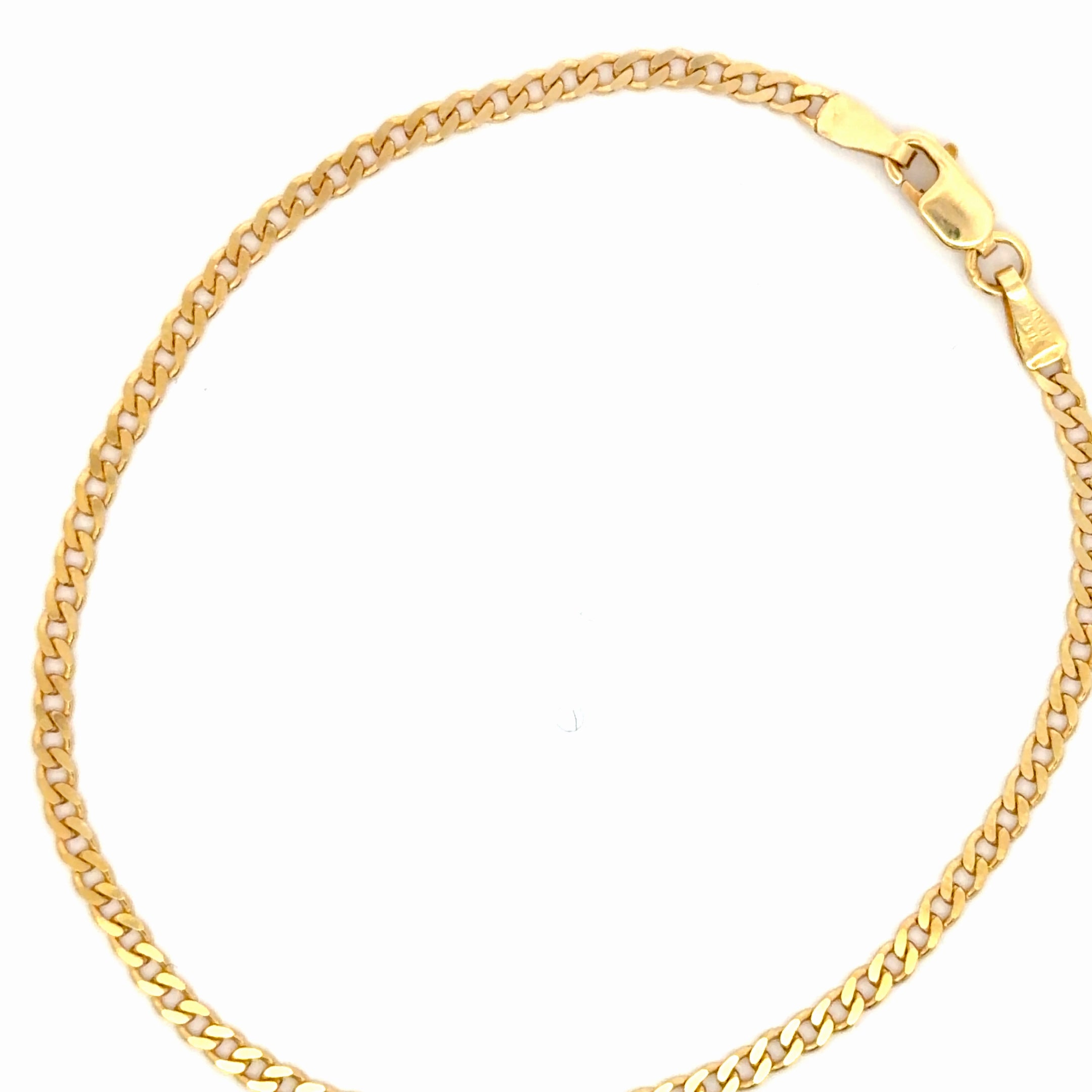 18k Yellow Gold Delicate Chain Bracelet