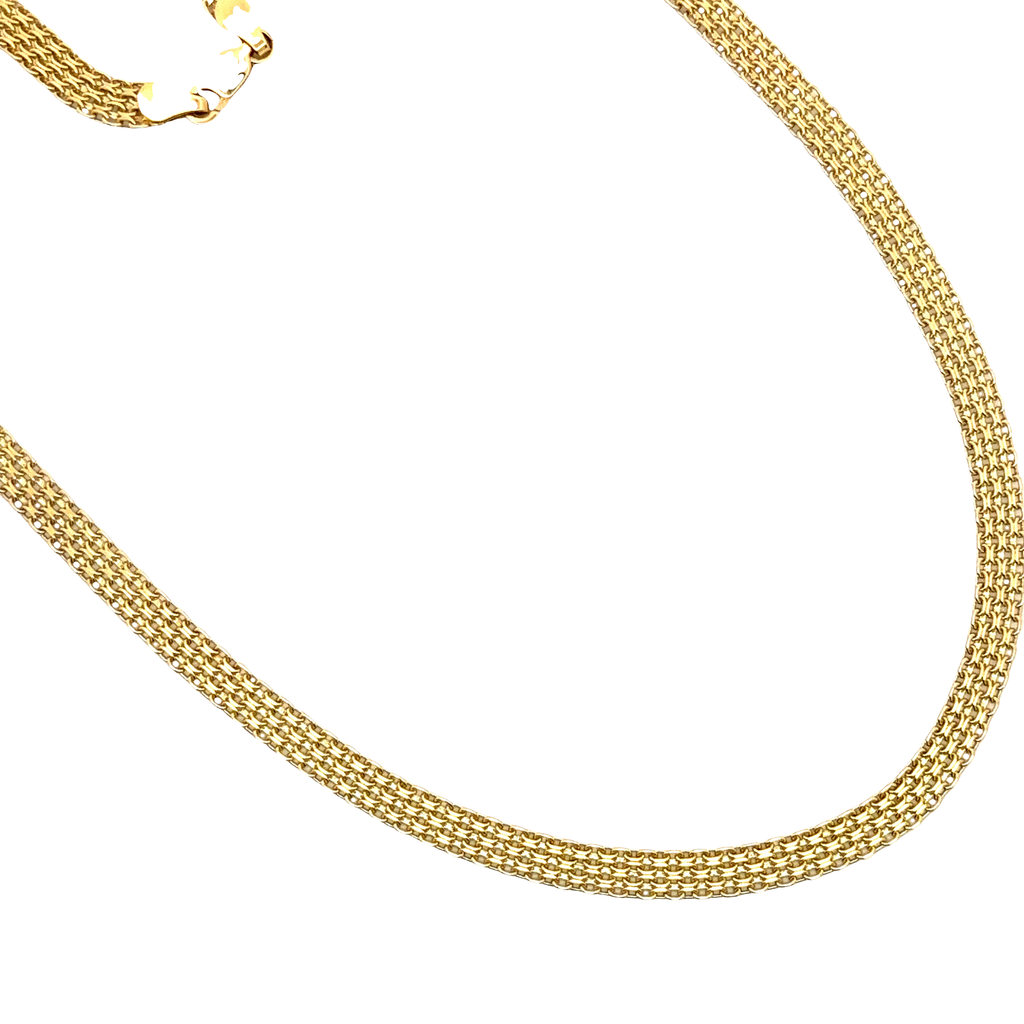 Classic Yellow Gold Chain Necklace