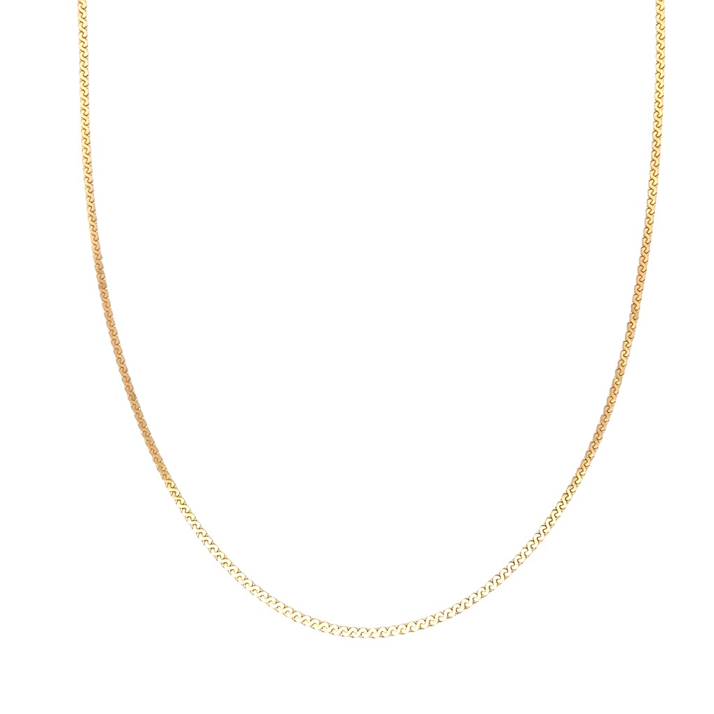 Classic Yellow Gold Chain Necklace