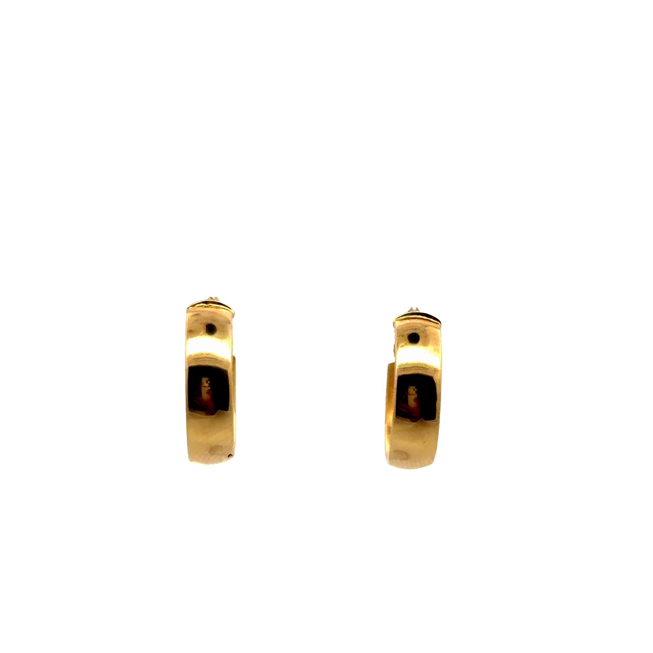 Classic Yellow Gold Hoop Earrings