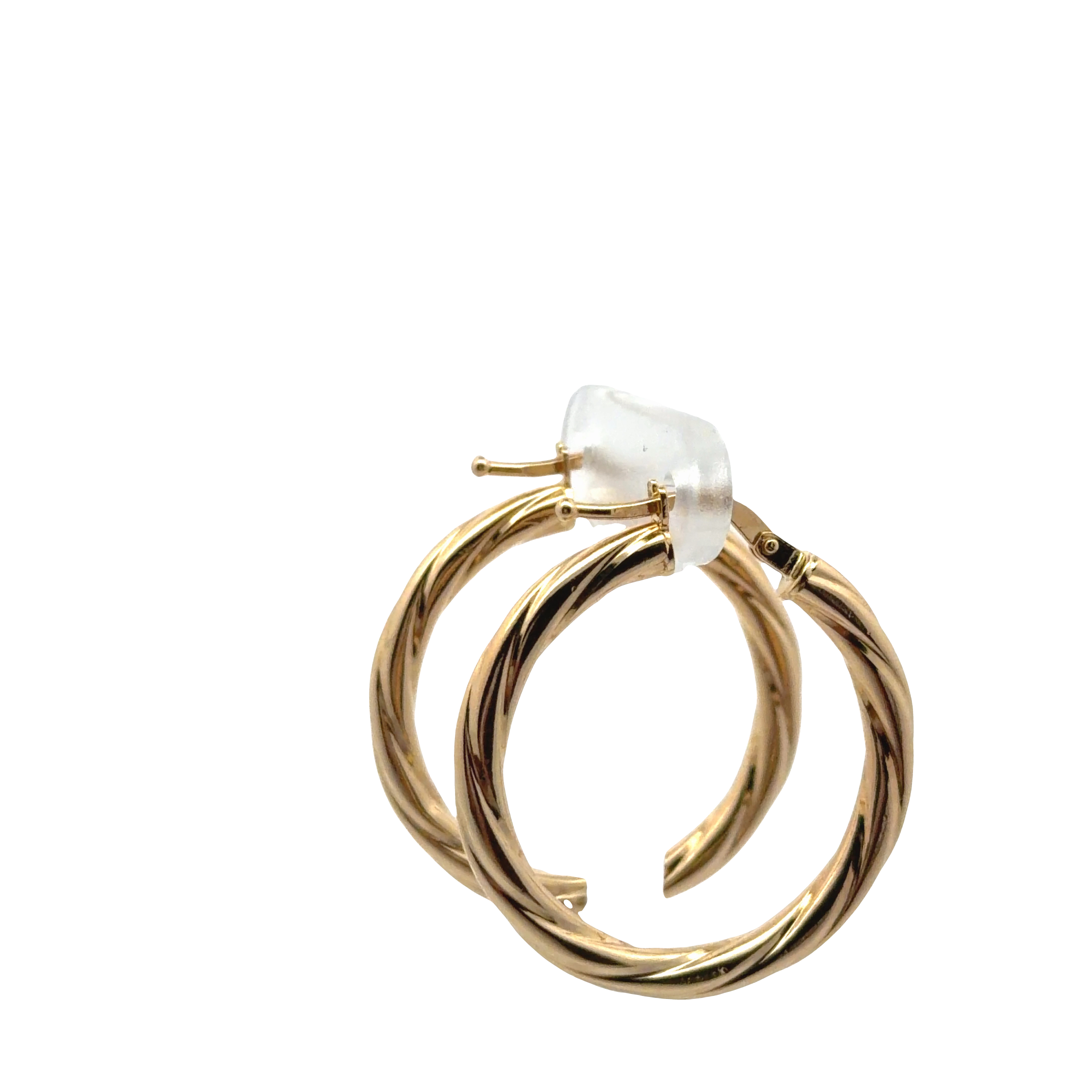 Classic Yellow Gold Hoop Earrings