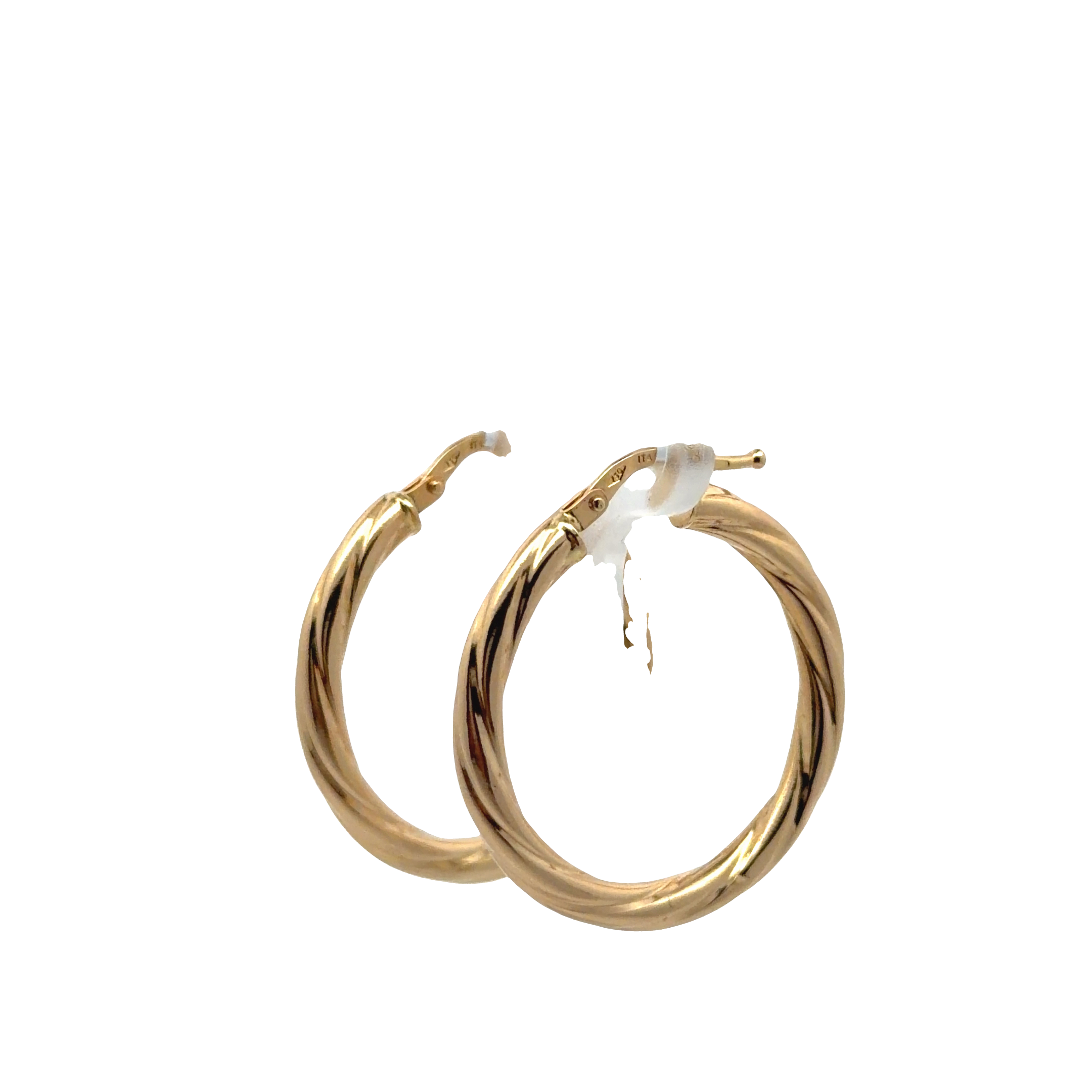 Classic Yellow Gold Hoop Earrings