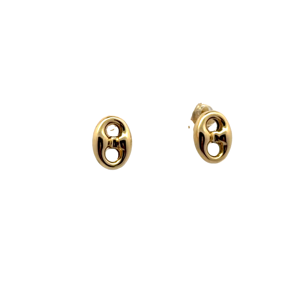 Classic Yellow Gold Stud Earrings