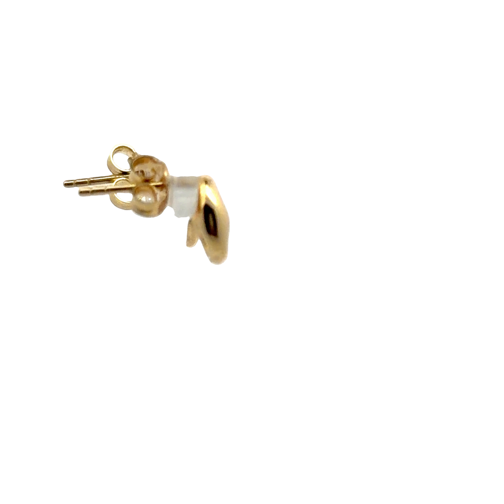 Classic Yellow Gold Stud Earrings