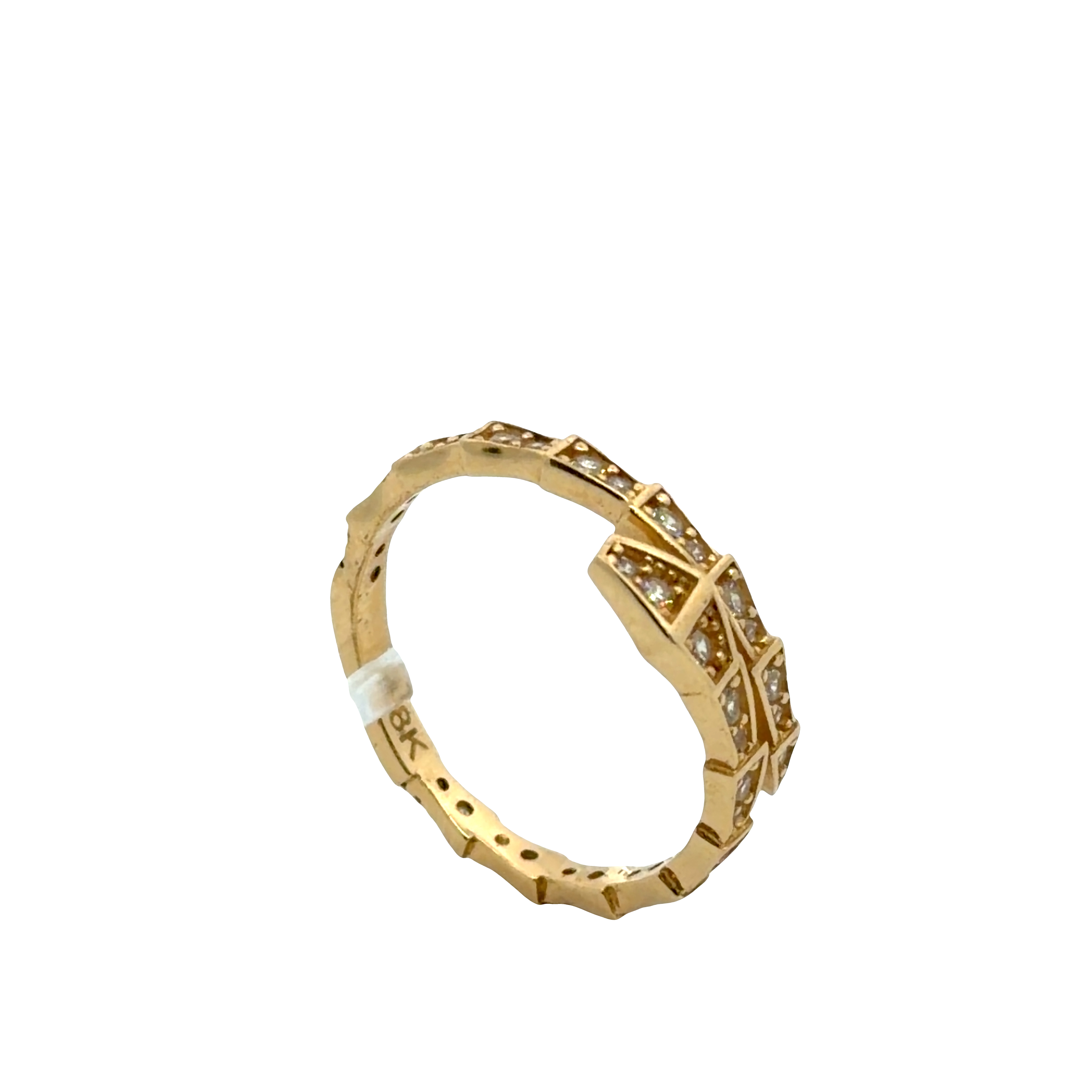 Yellow Gold brillant Multistone Ring