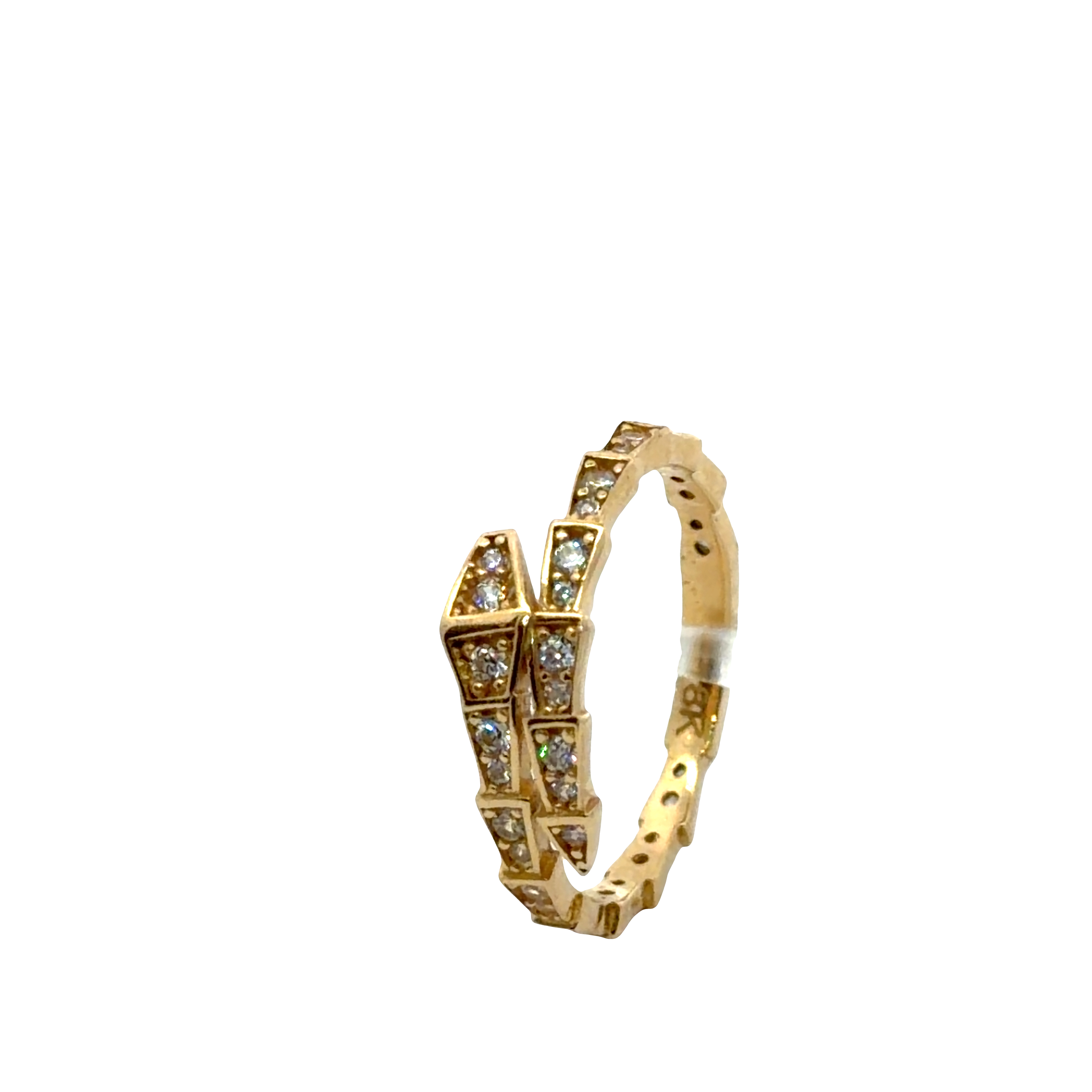 Yellow Gold brillant Multistone Ring