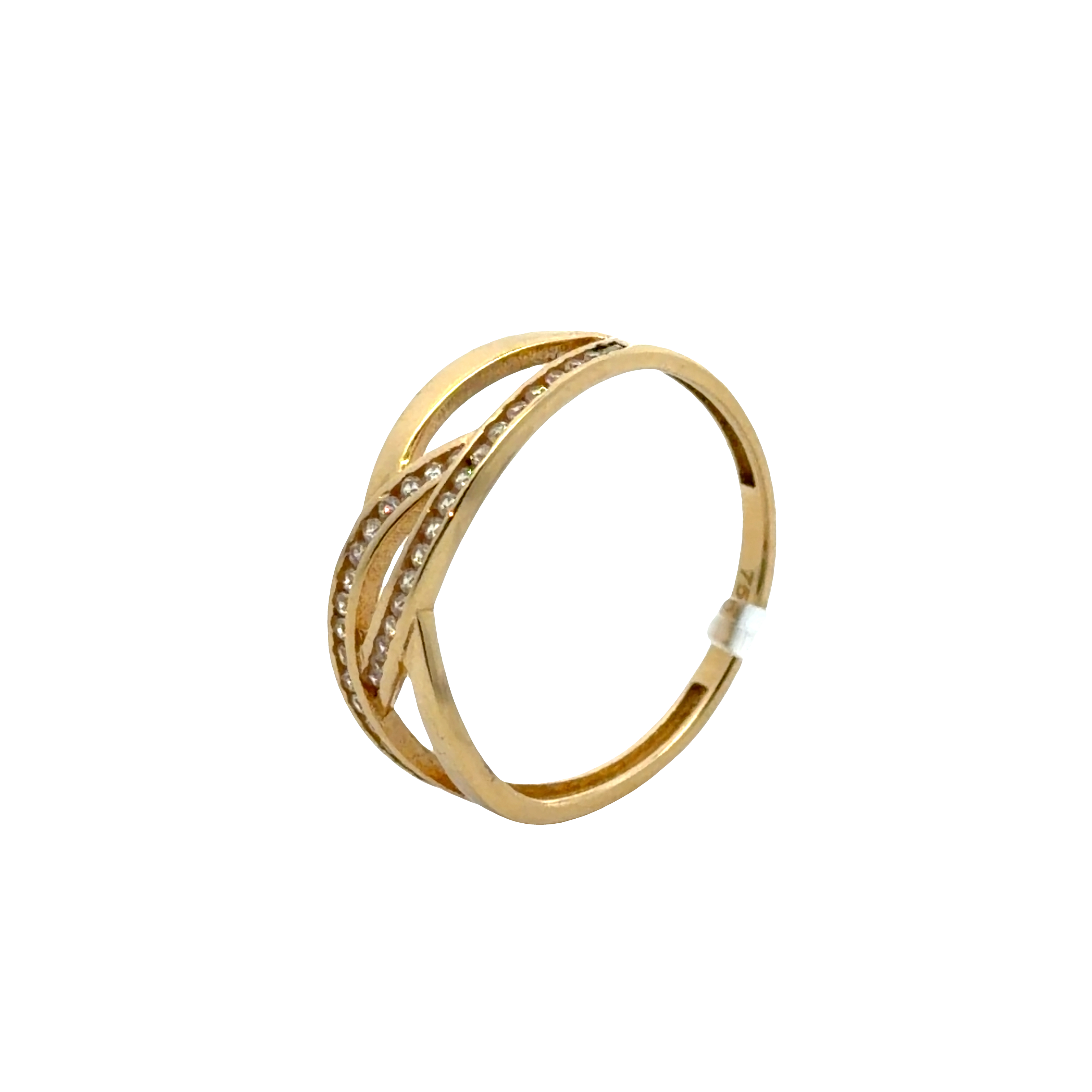 Yellow Gold Multistone brillant Ring