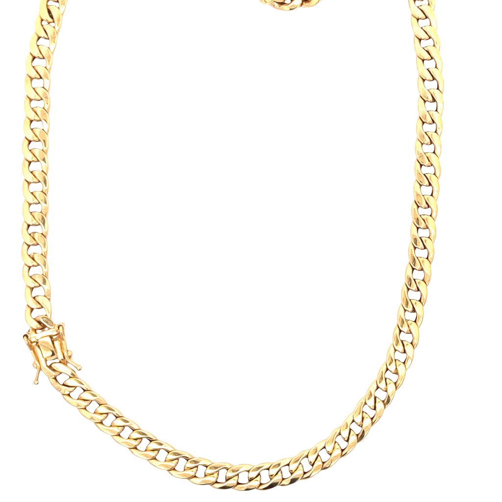 Classic Yellow Gold Chain Necklace