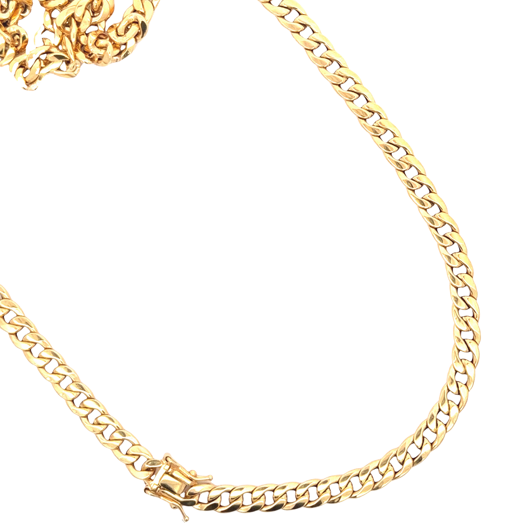 Classic Yellow Gold Chain Necklace