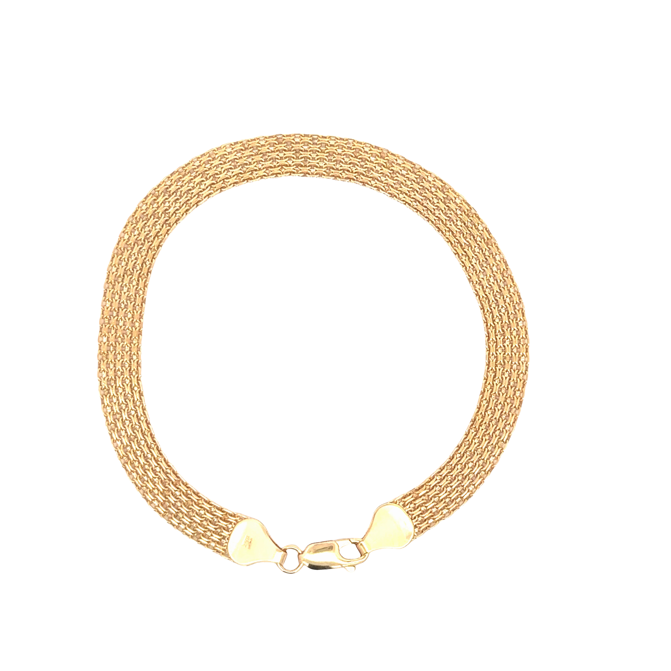 Elegant Yellow Gold Chain Bracelet