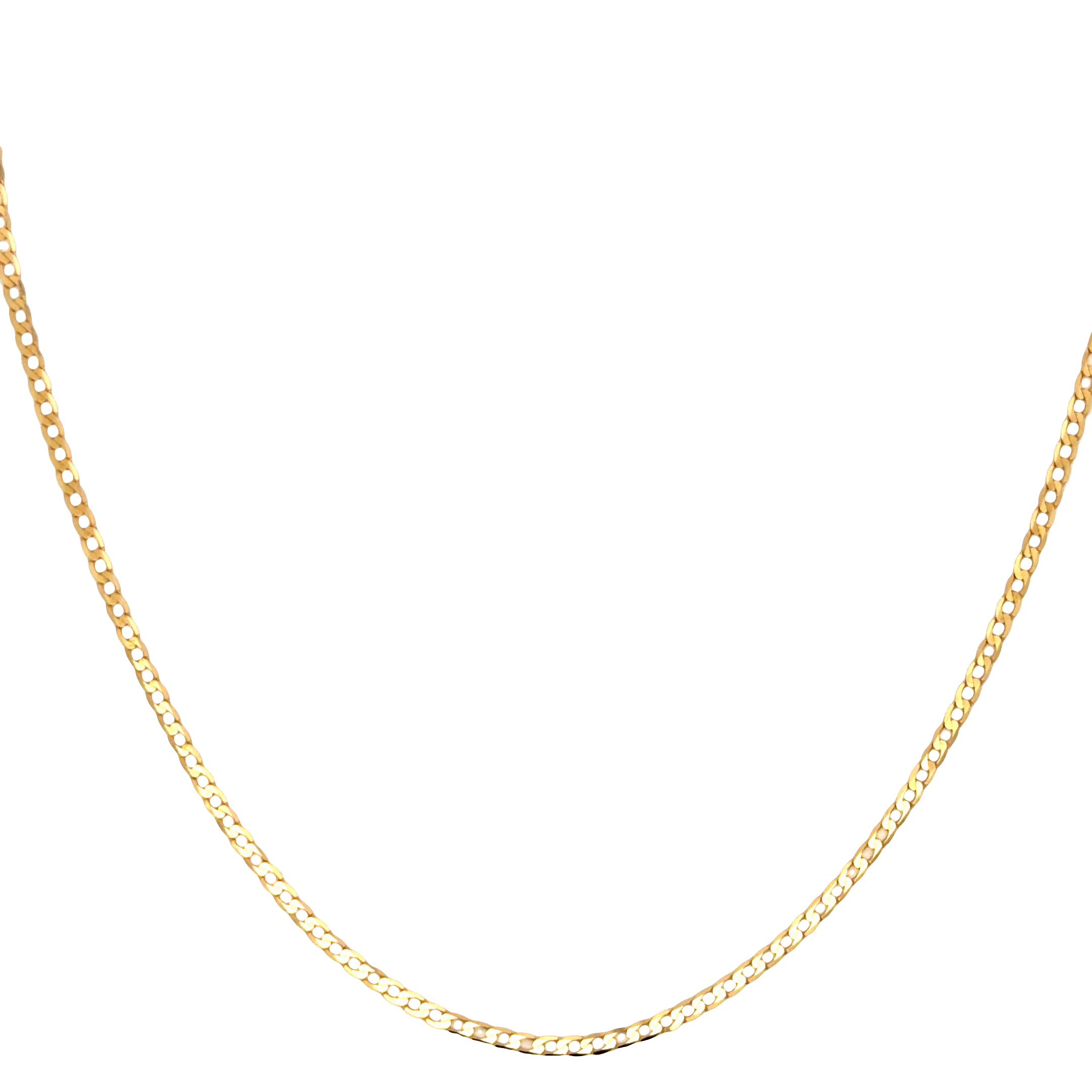 Classic Yellow Gold Chain Necklace