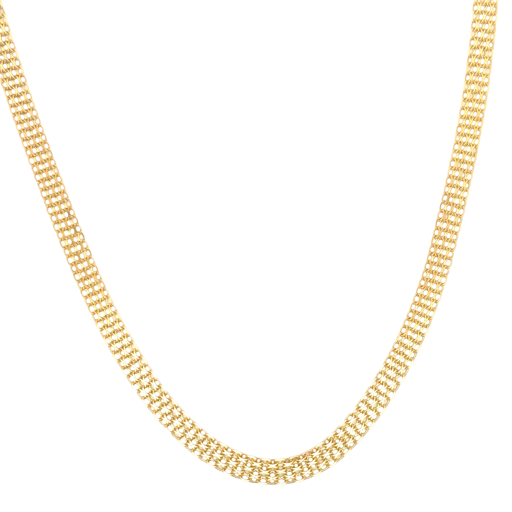 Classic Yellow Gold Chain Necklace