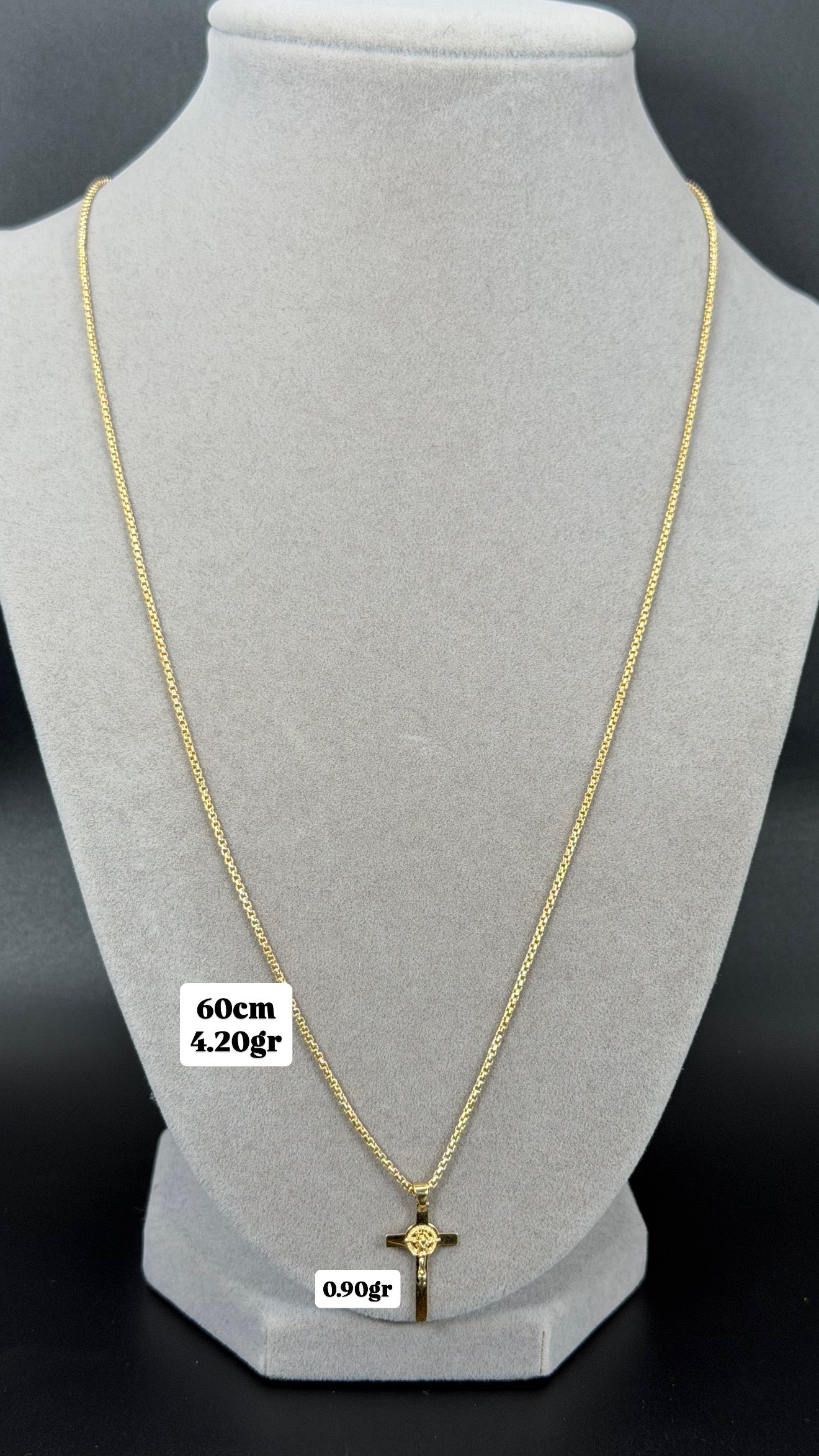 Cadena y dije Oro 18k Italiano