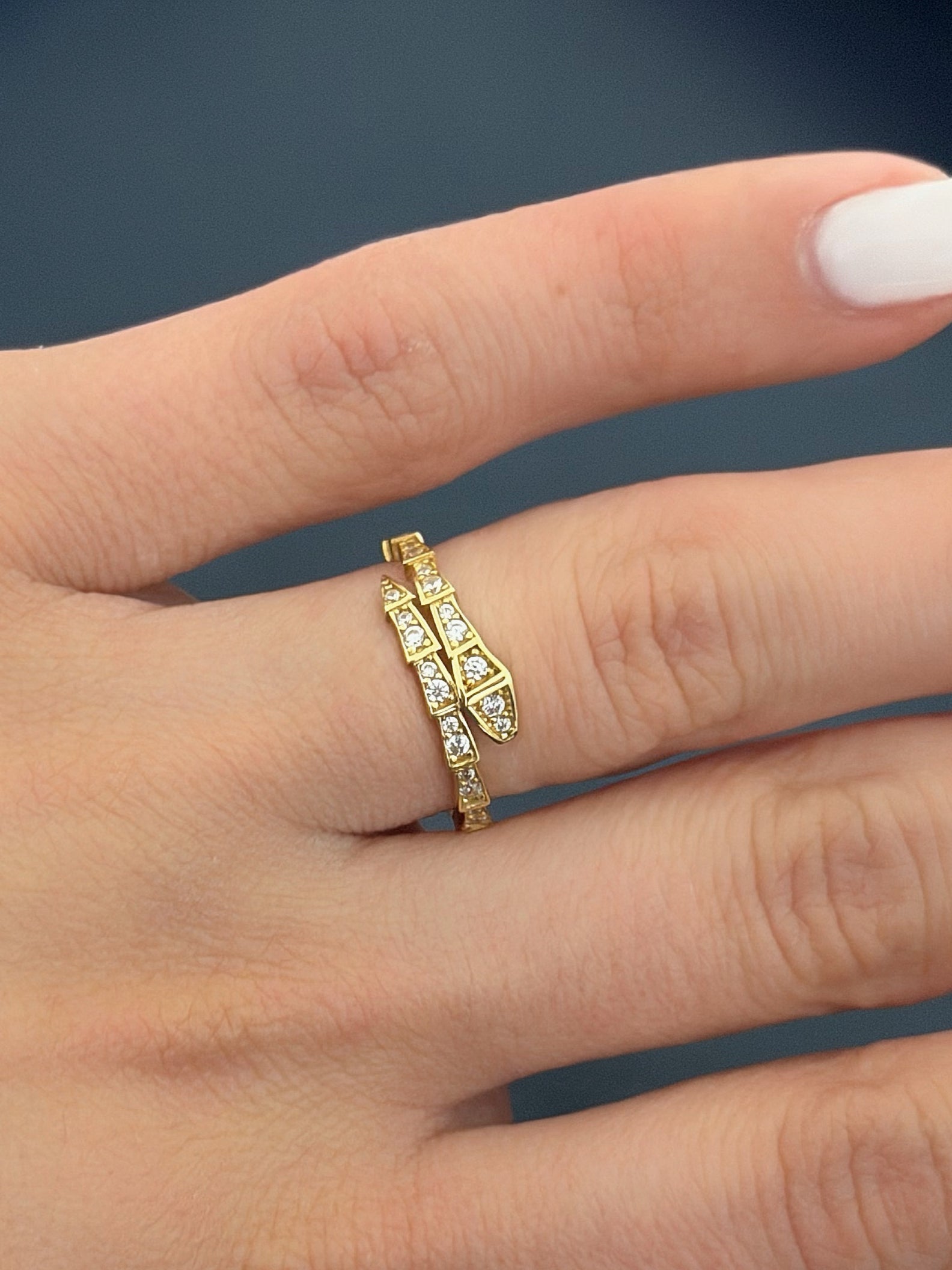 Anillo dama Oro 18k Italiano