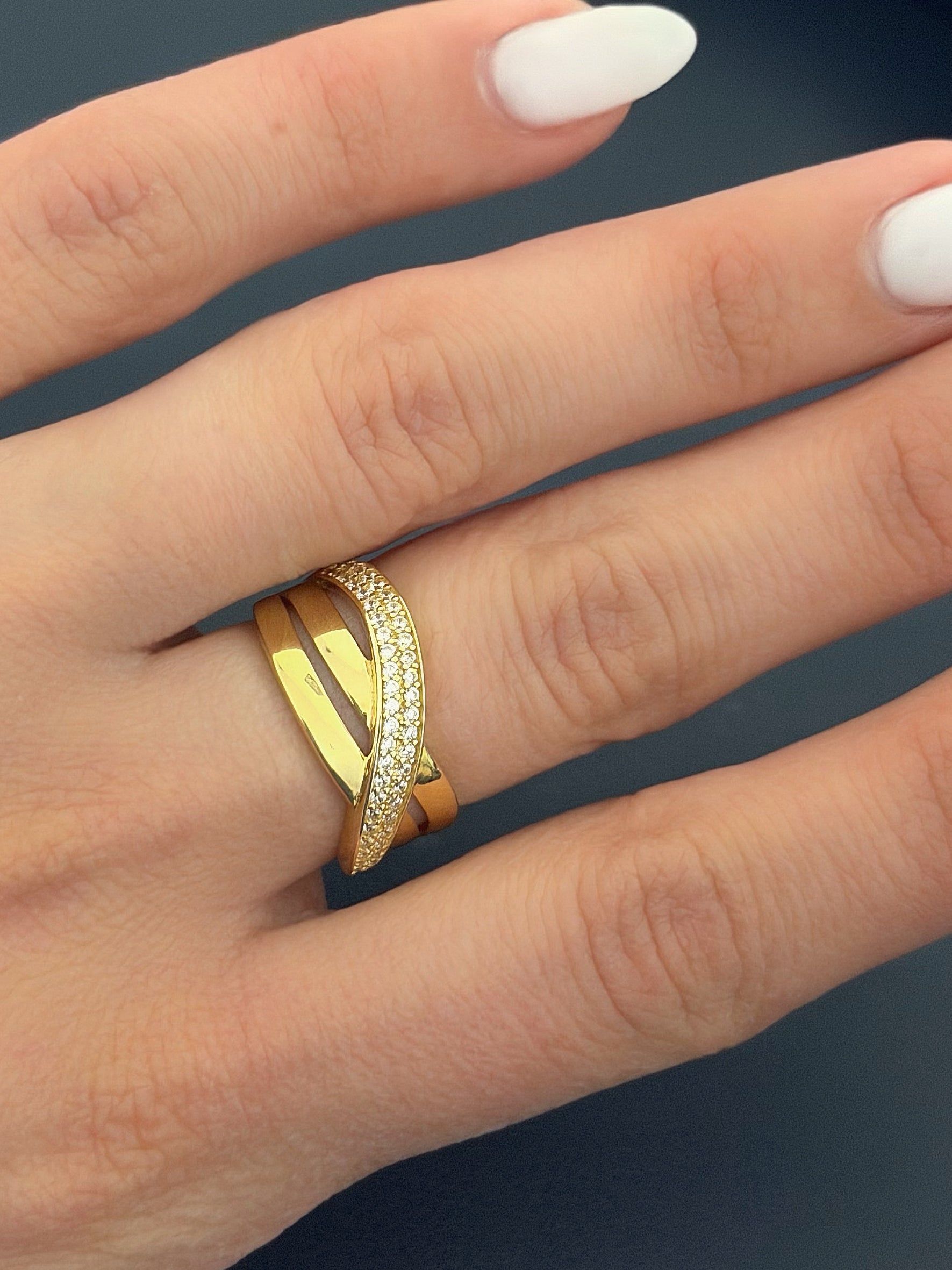 Anillo dama Oro 18k Italiano
