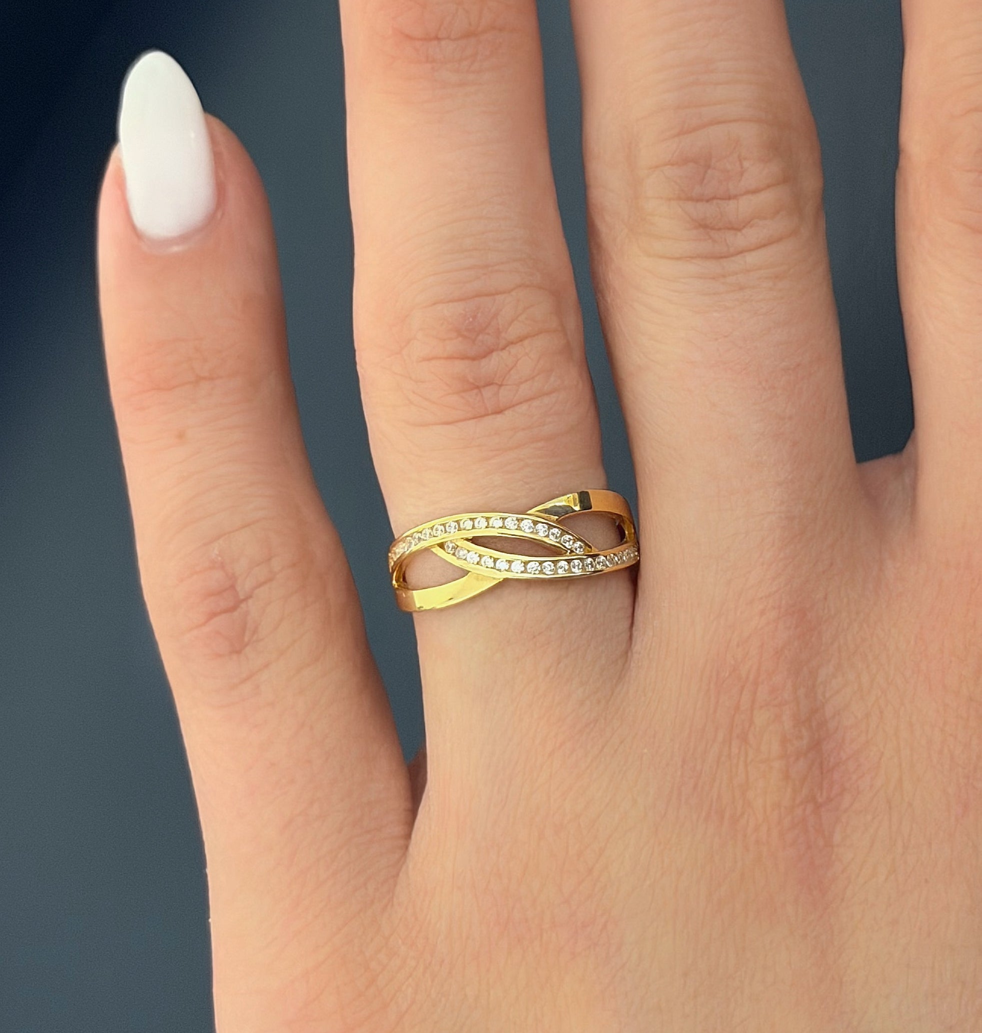 Anillo dama Oro 18k Italiano