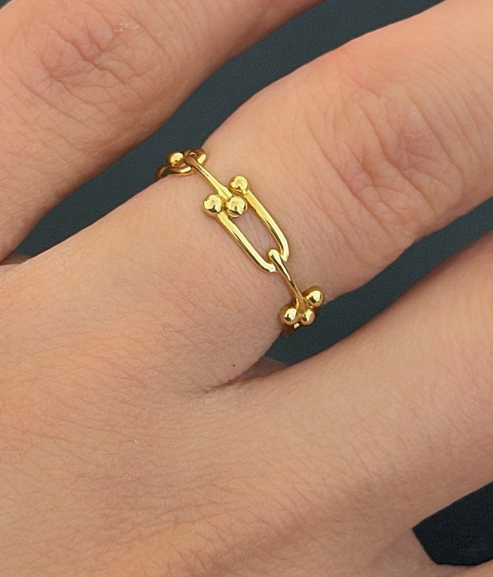 Anillo dama Oro 18k Italiano