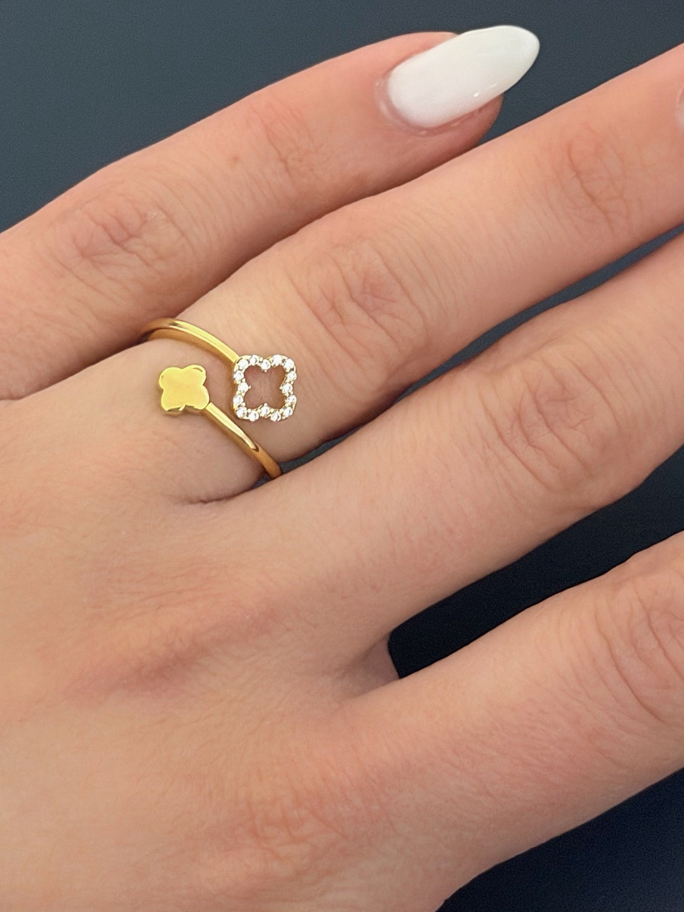 Anillo dama Oro 18k Italiano