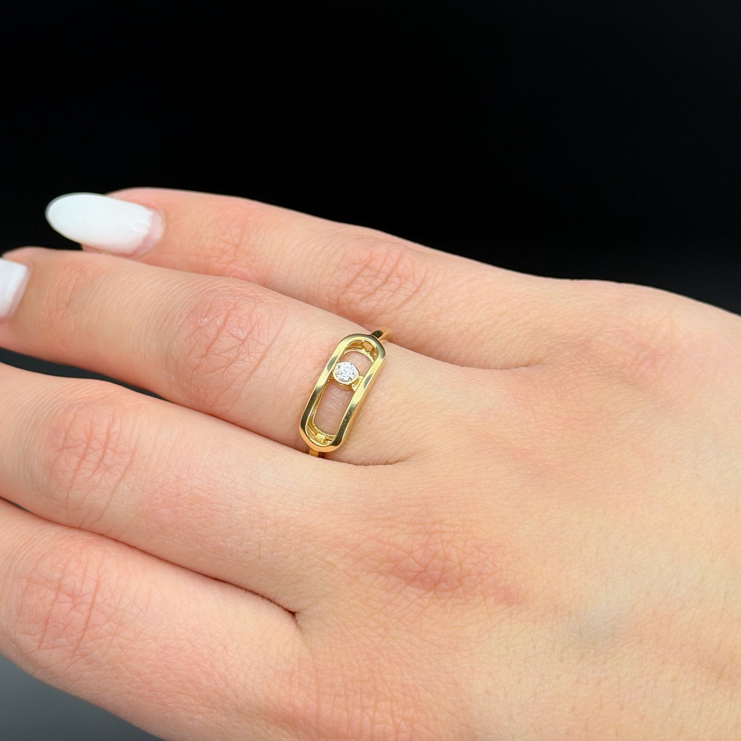 Anillo de dama Oro 18k Italiano