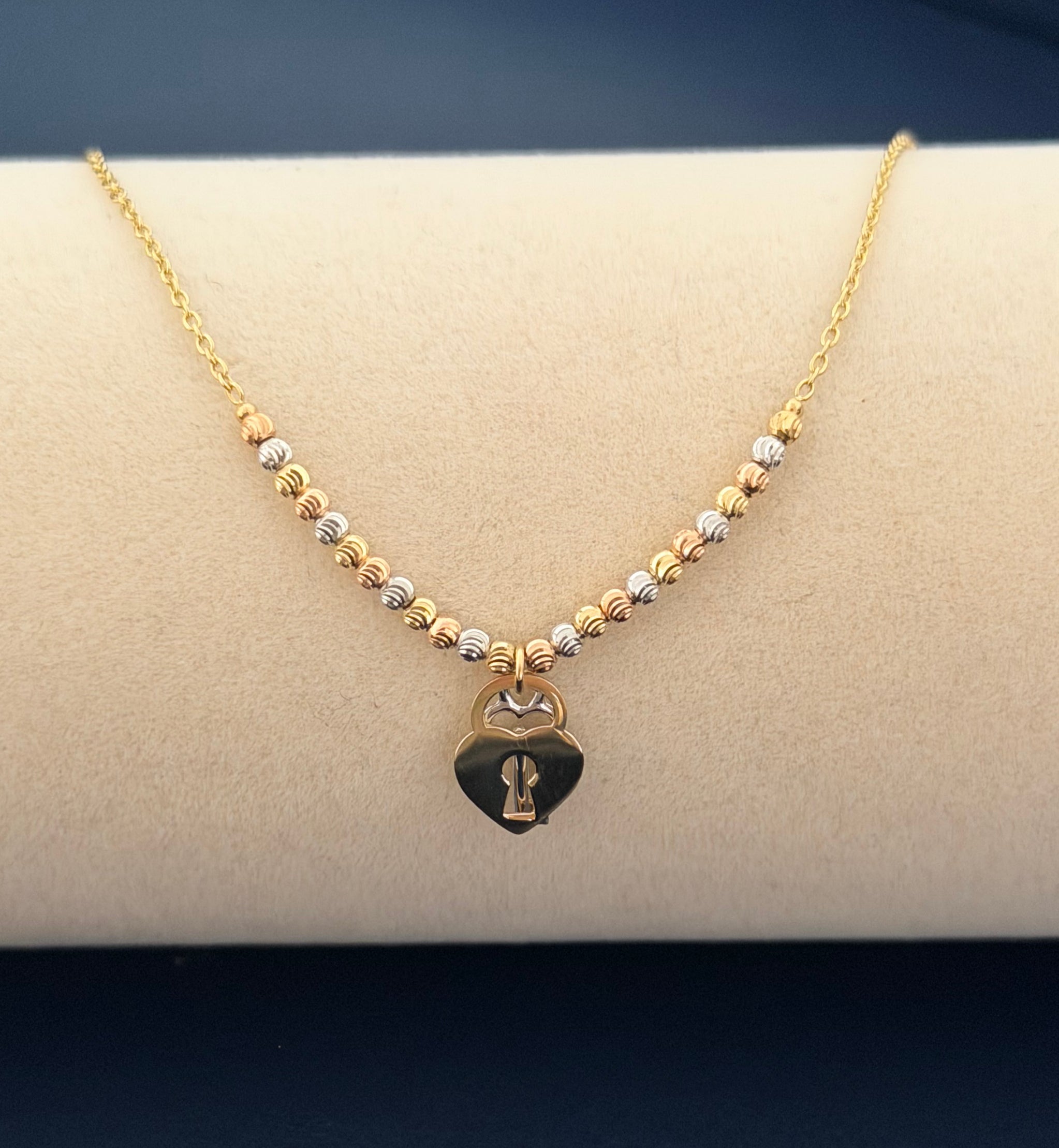 Pulso de dama Oro 18k Italiano Tres Oros