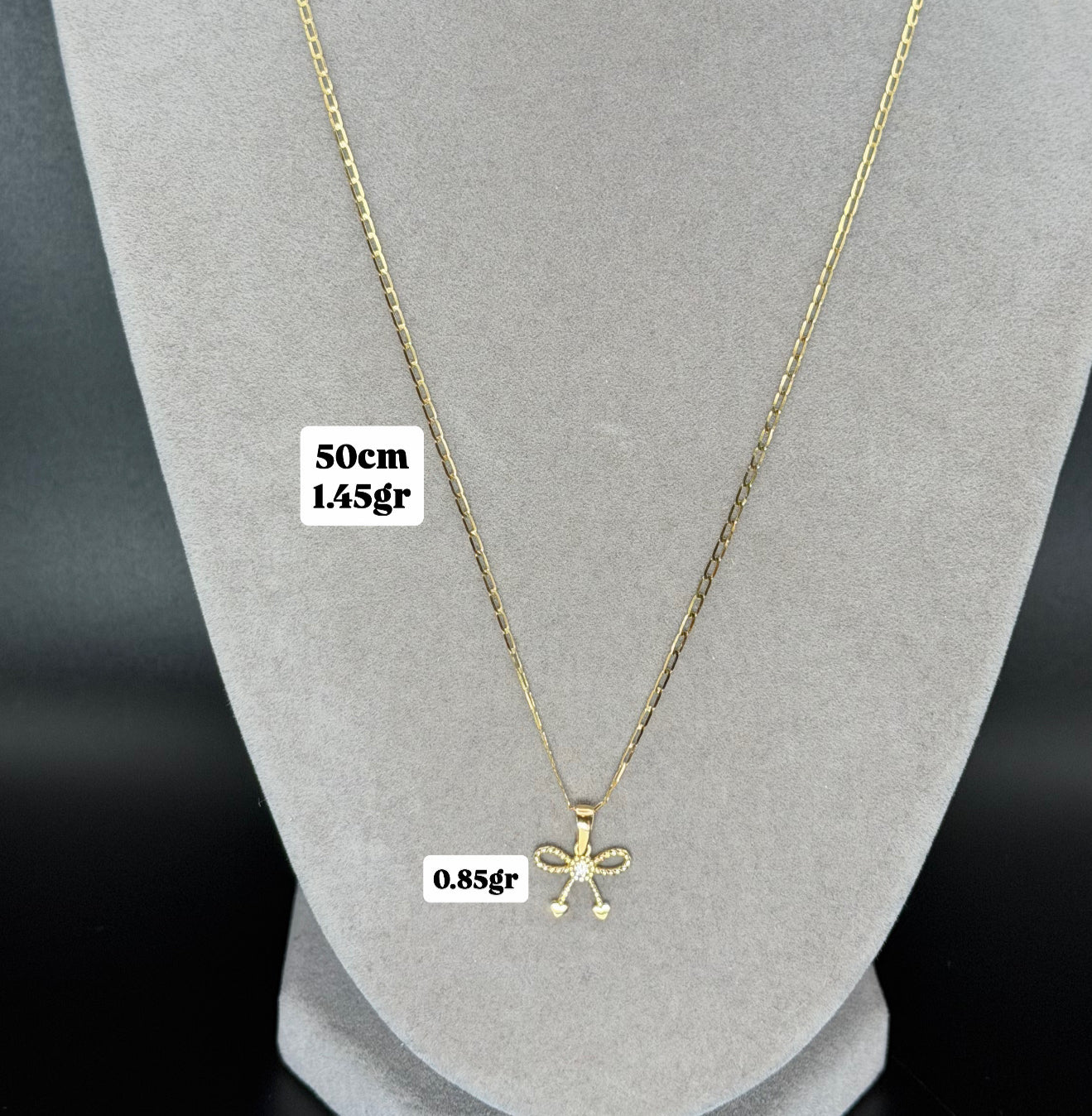 Cadena y dije Oro 18k italiano