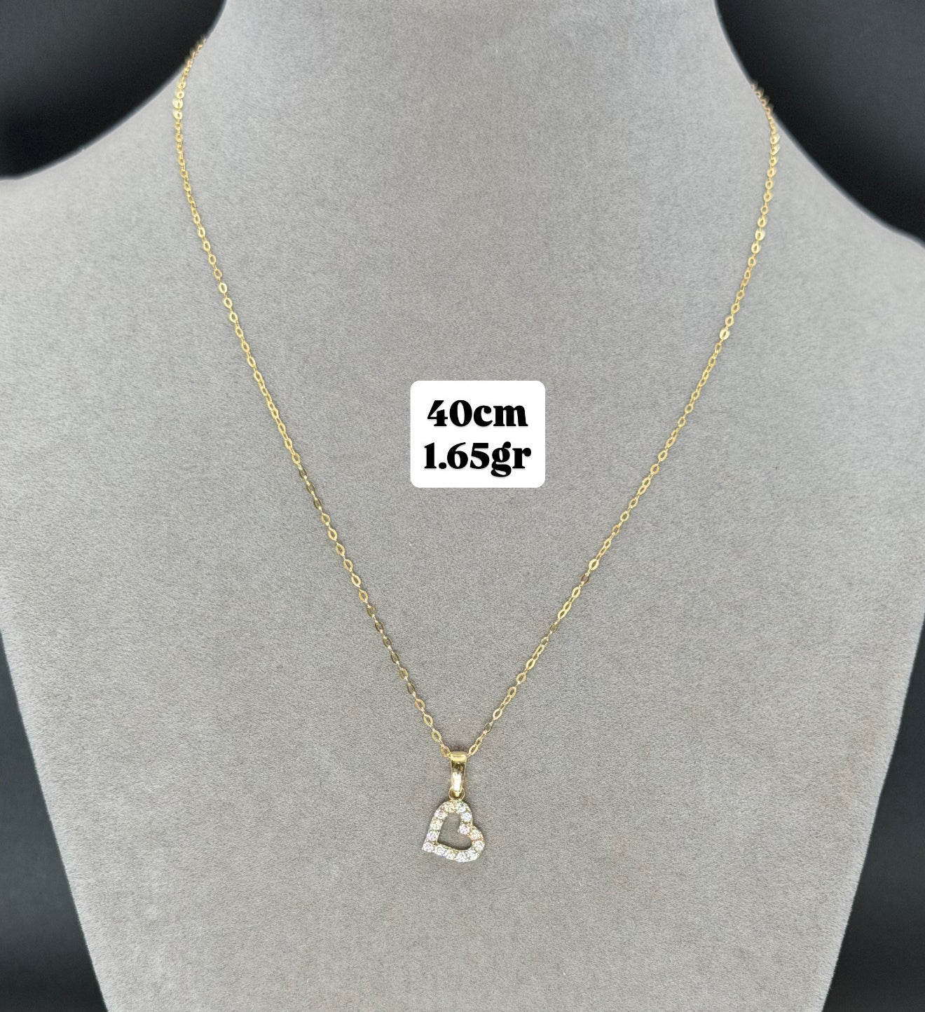 Cadena y dije Oro 18k italiano
