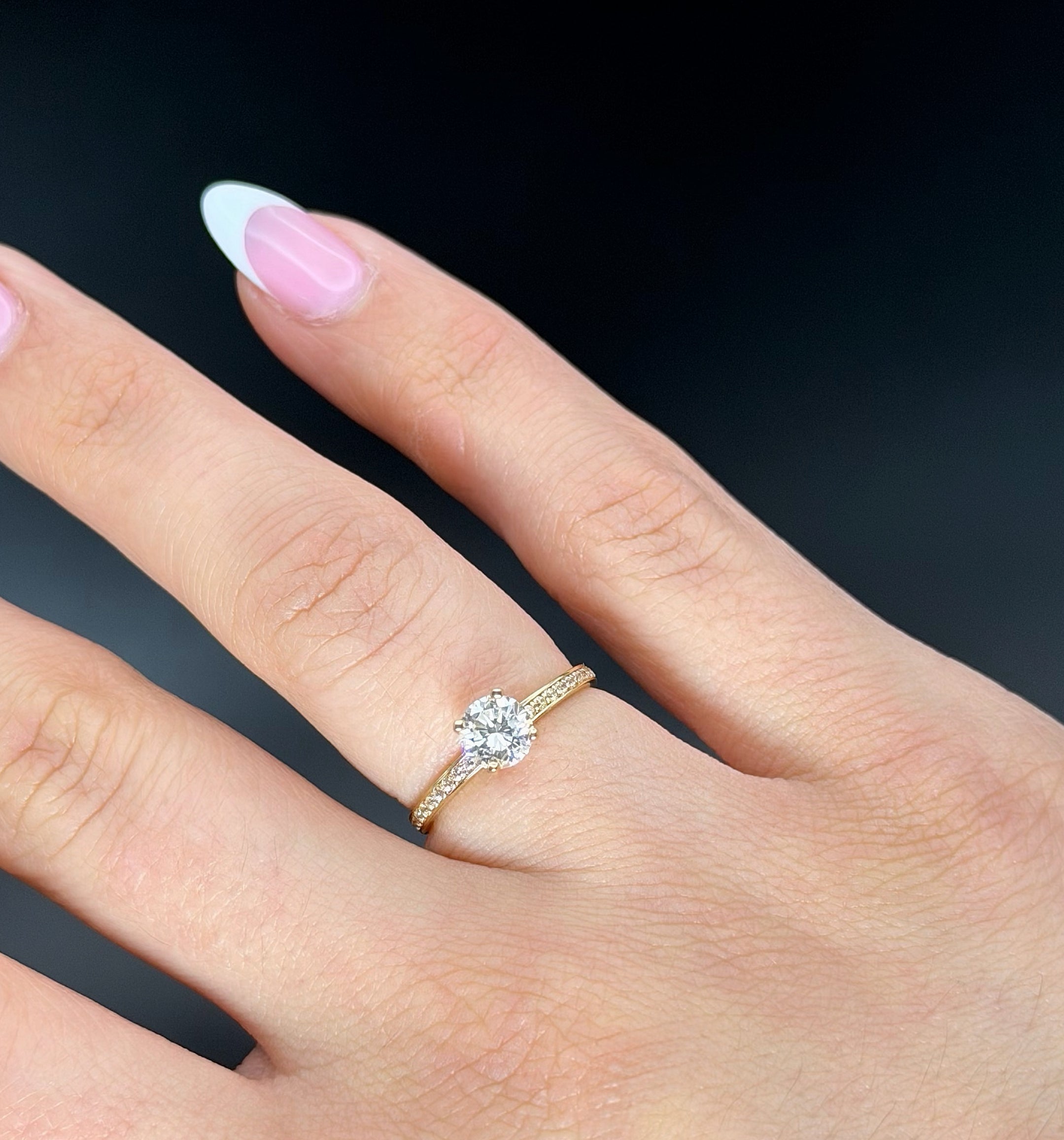 Anillo de dama Oro 18k Italiano