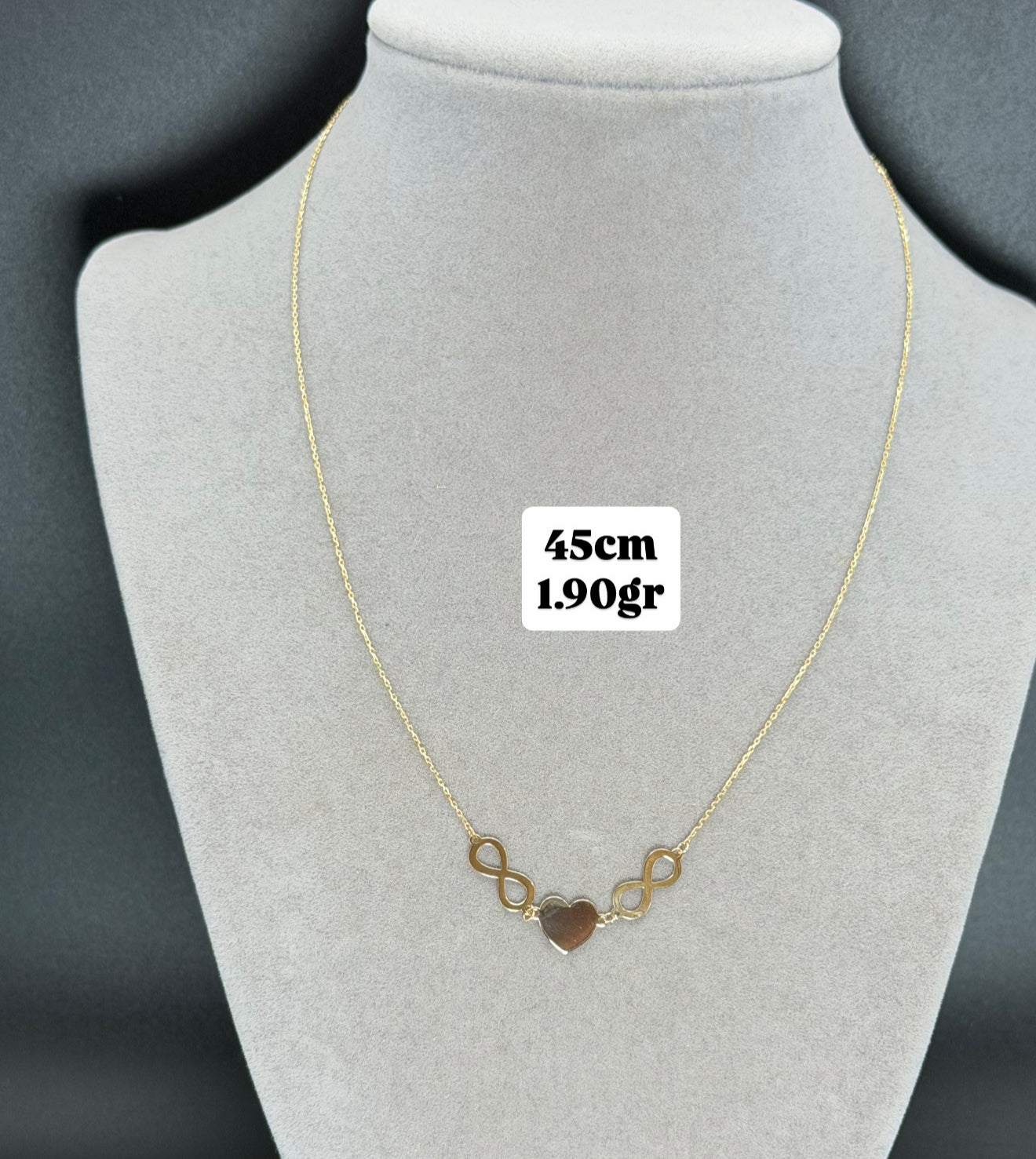 Cadena Y dije Oro 18k Italiano