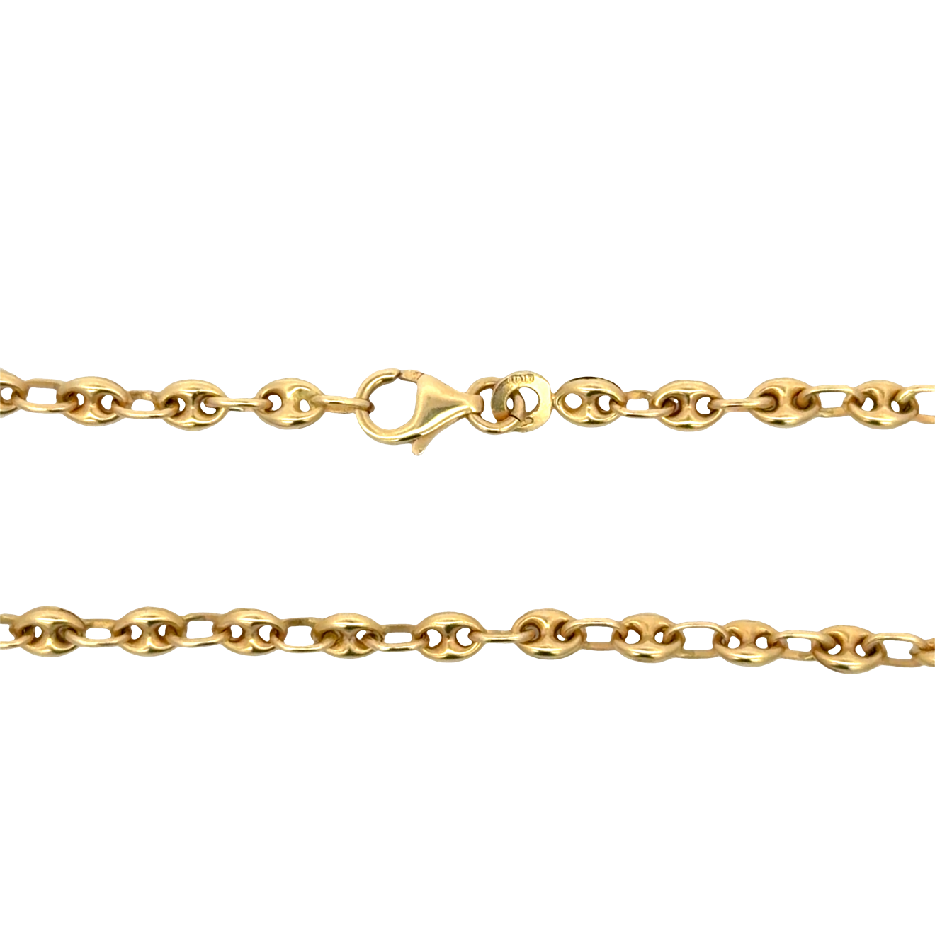 Yellow Gold Cornicello Horn Charm Necklace