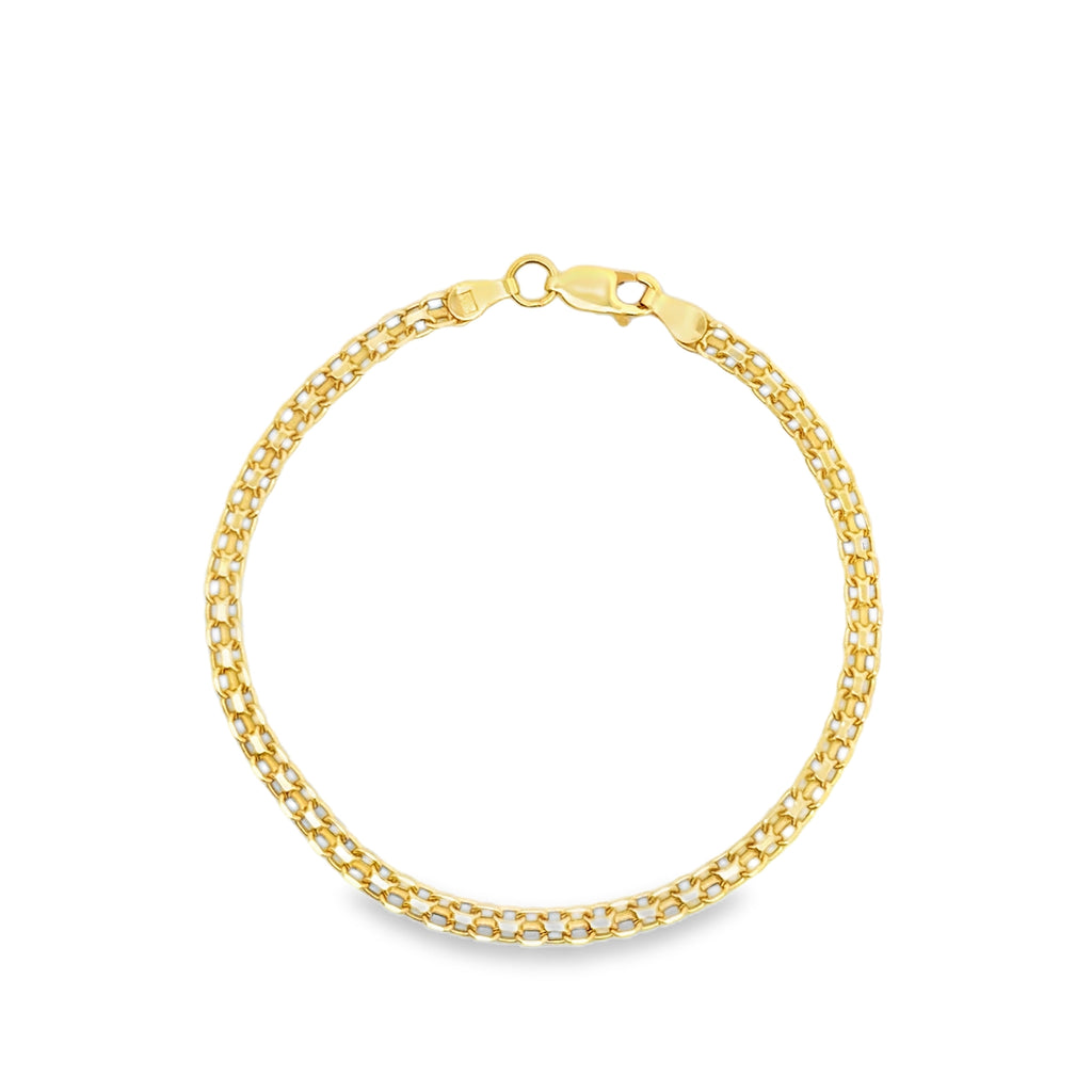 Yellow Gold Link Chain bracelet