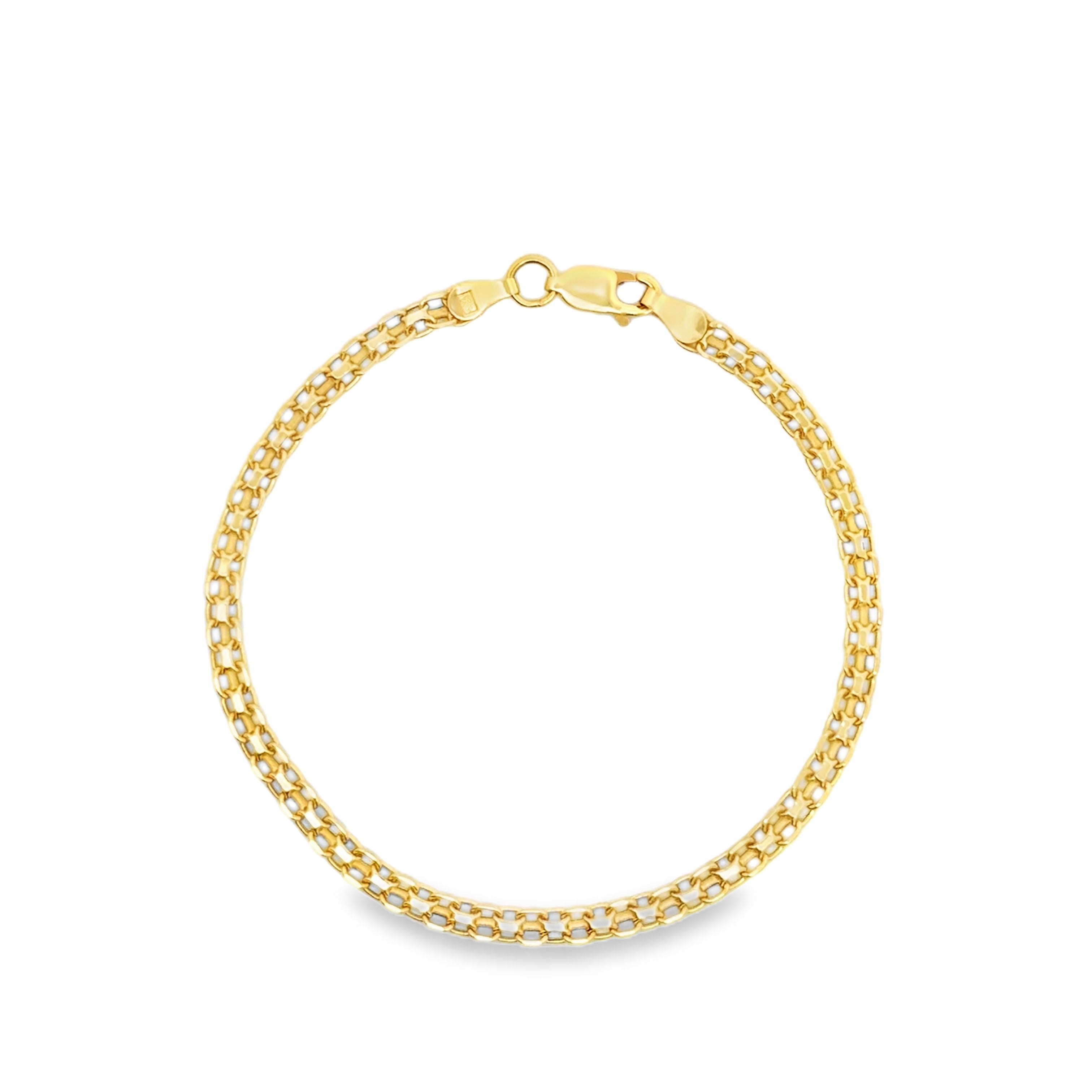 Yellow Gold Link Chain bracelet