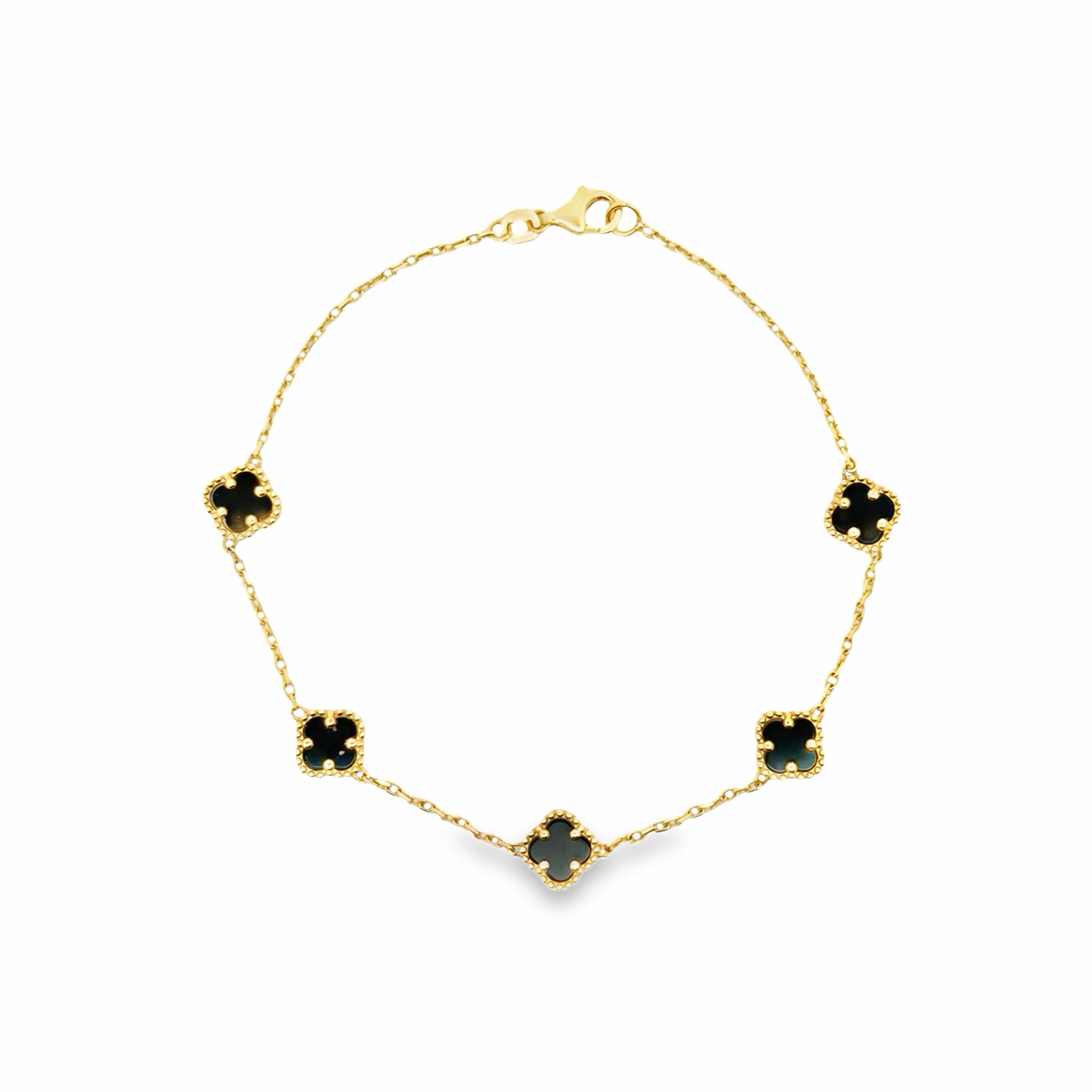 Classic Yellow Gold Rope Chain Bracelet